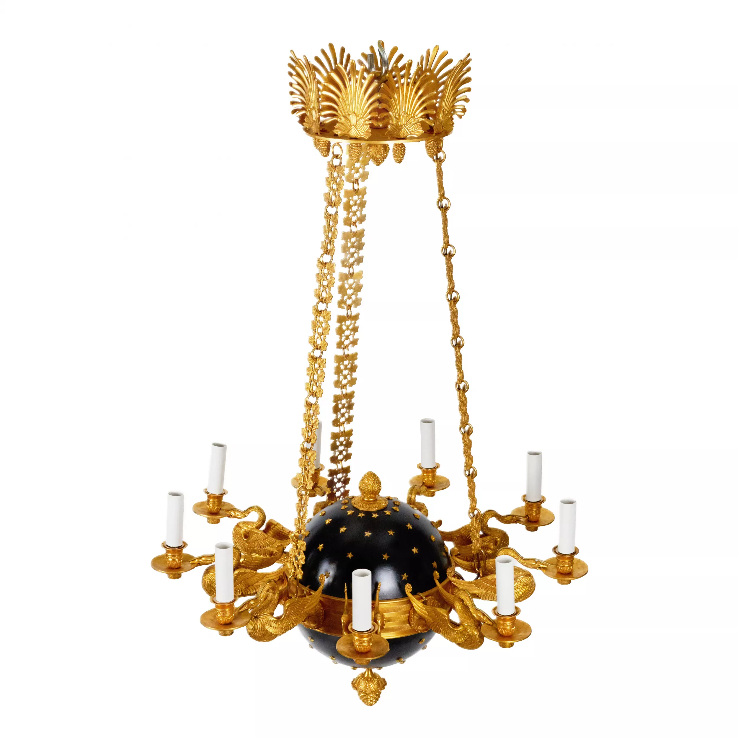 Impressionnant lustre de style Empire. Russie tsariste 