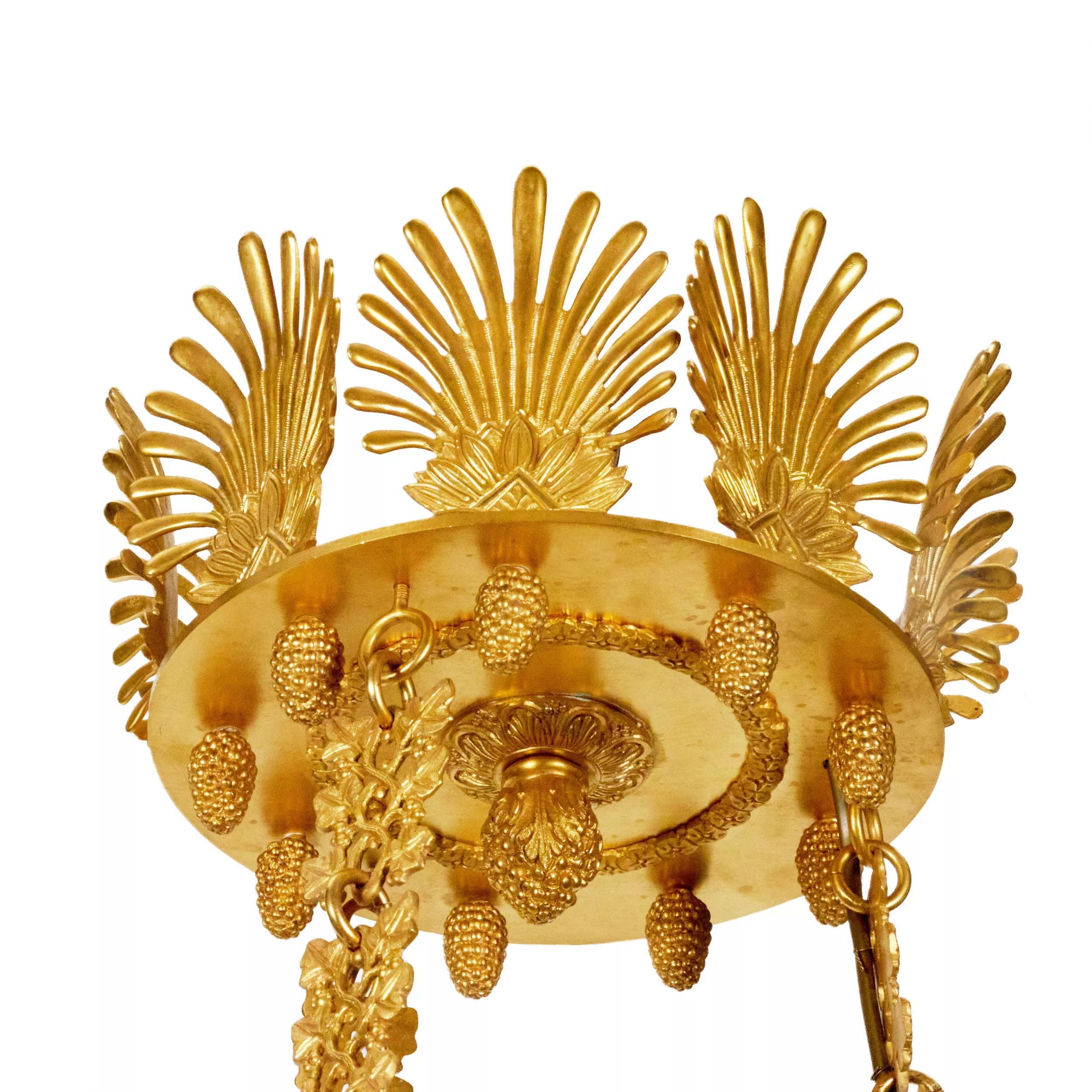 Impressionnant lustre de style Empire. Russie tsariste 
