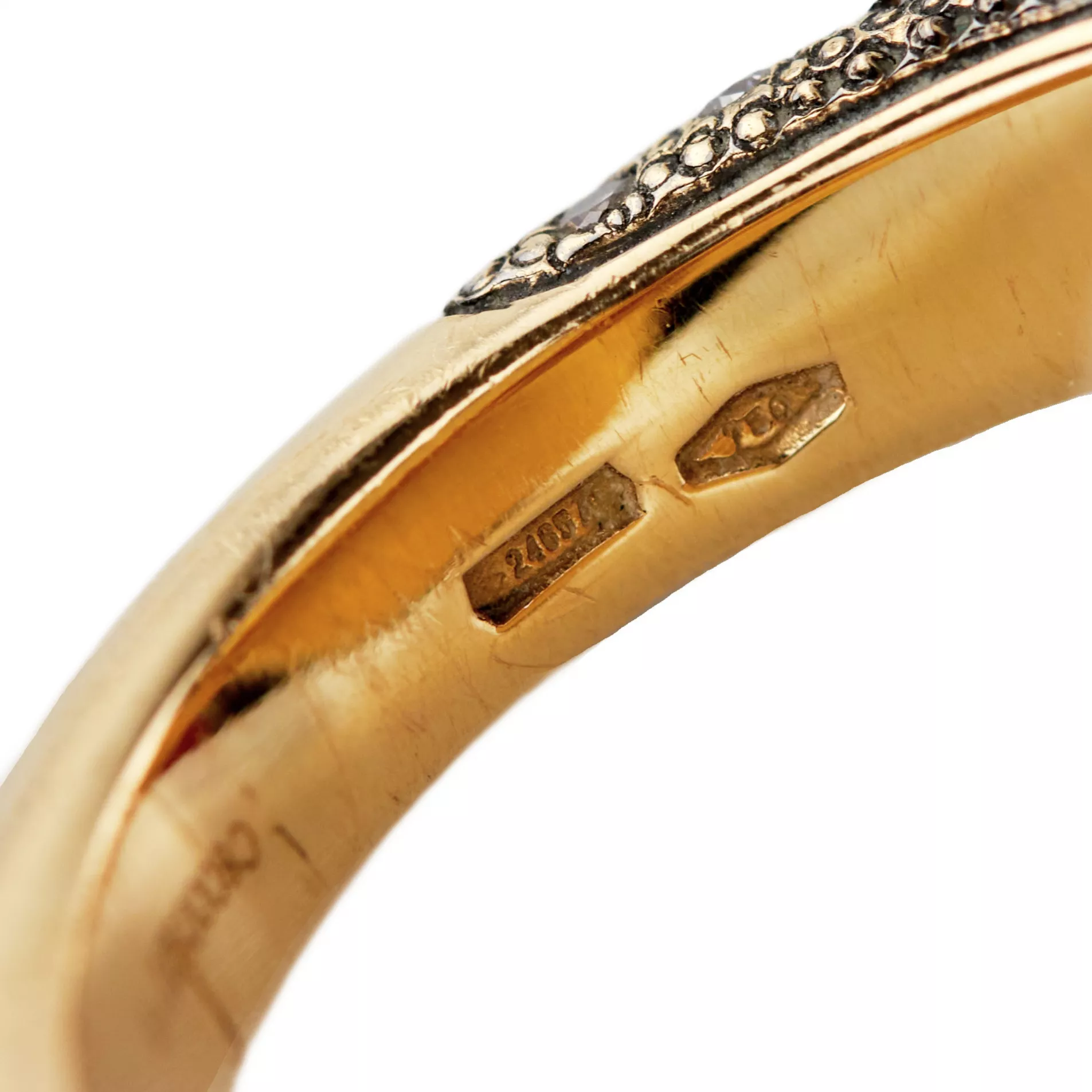 COCKTAIL RING POMELLATO TANGO WITH SMOKY QUARTZ AND DIAMONDS. ITALY, 21ST CENTURY