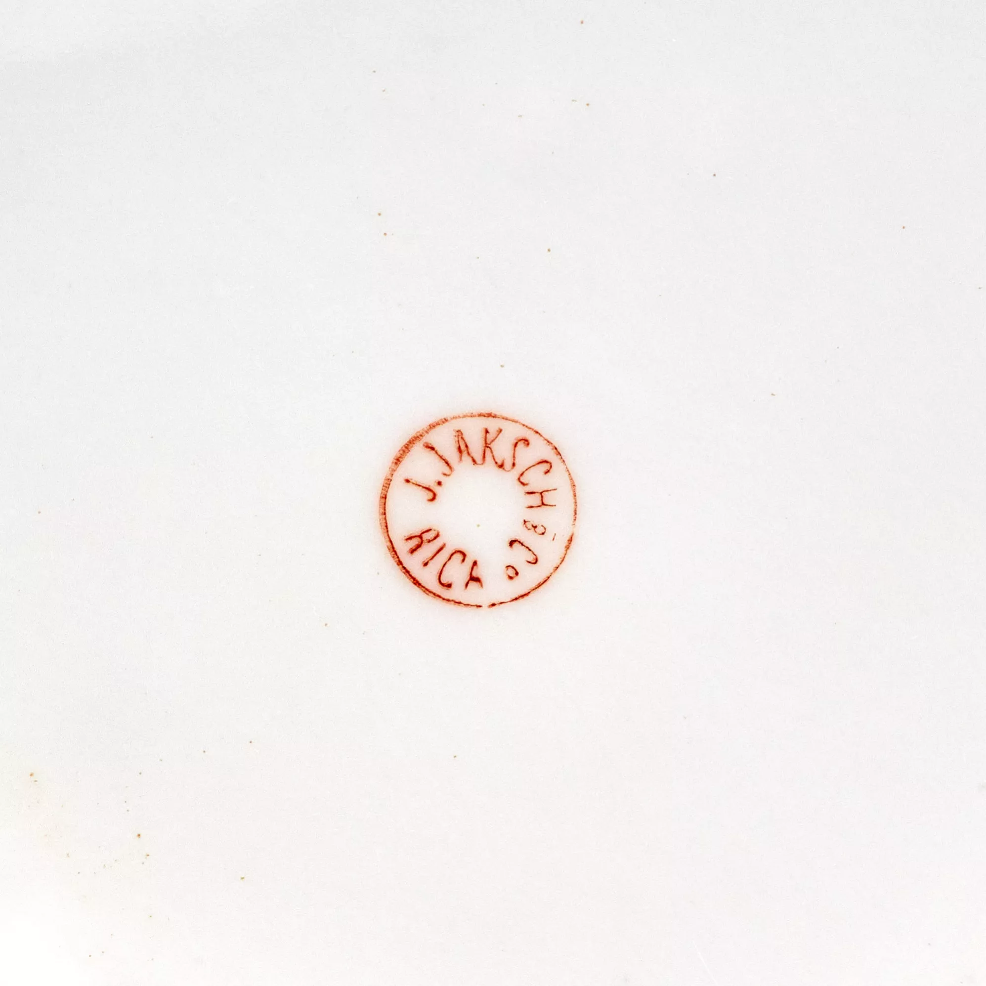 Porcelain tea pair of the turn of the 19th-20th centuries. J.Jaksch&co. Riga. 