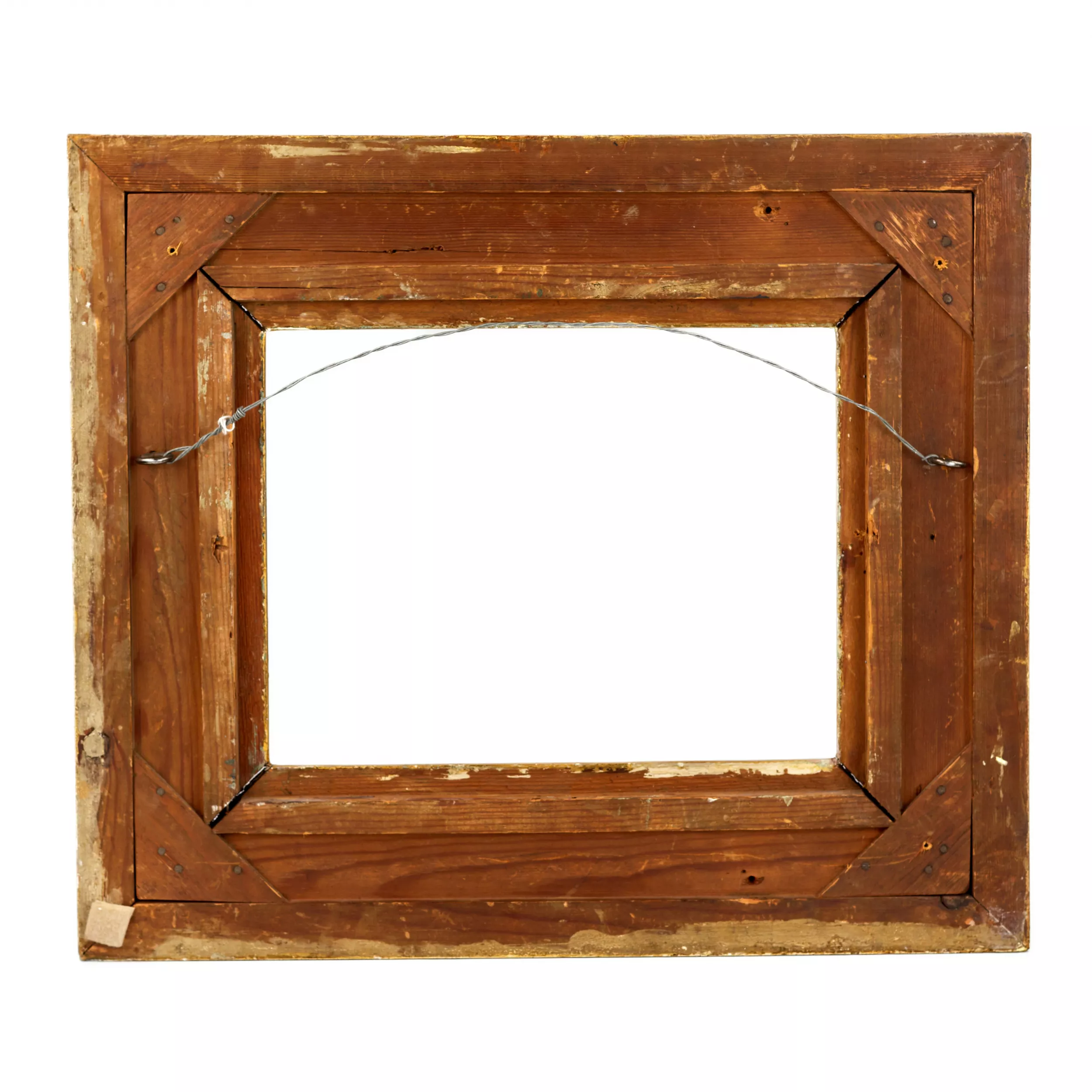 Gilded carved wooden frame.
