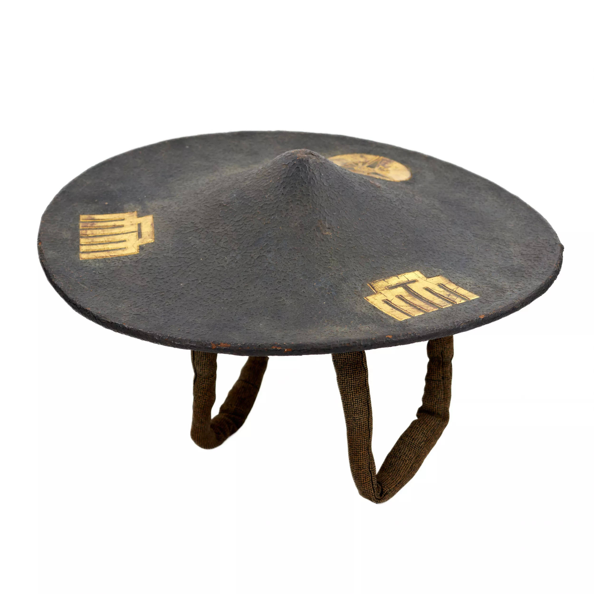 ICHIMONJI JINGASA. CHAPEAU DE SAMOURAÏ. JAPON, ÉPOQUE EDO, 1603–1867