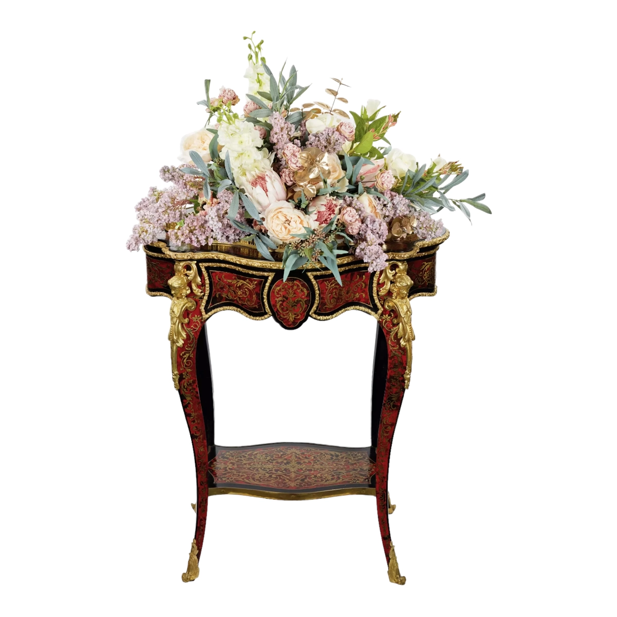 Une magnifique jardinière depoque Napoleon III, realisee dans le style Boulle. 