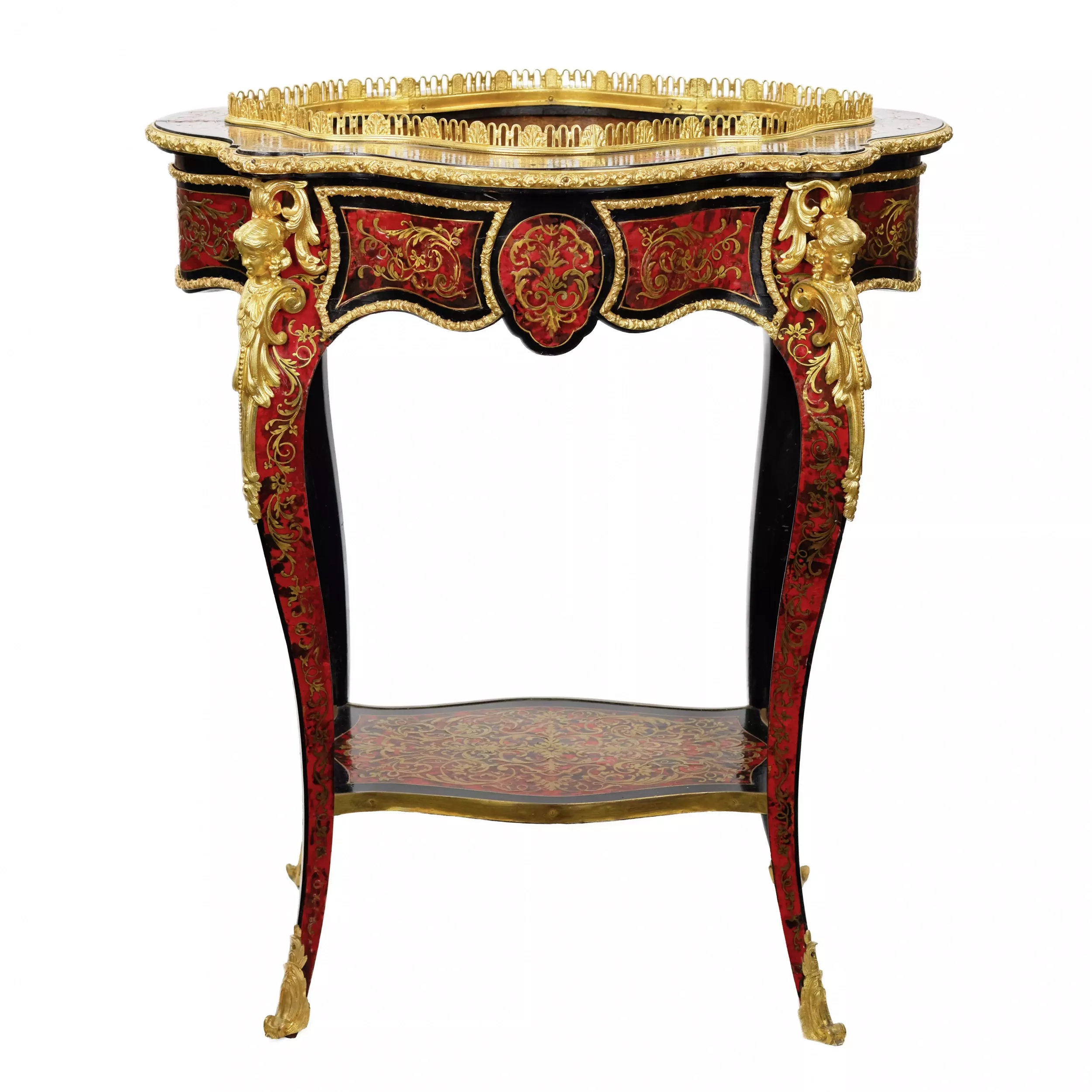 Une magnifique jardinière depoque Napoleon III, realisee dans le style Boulle. 