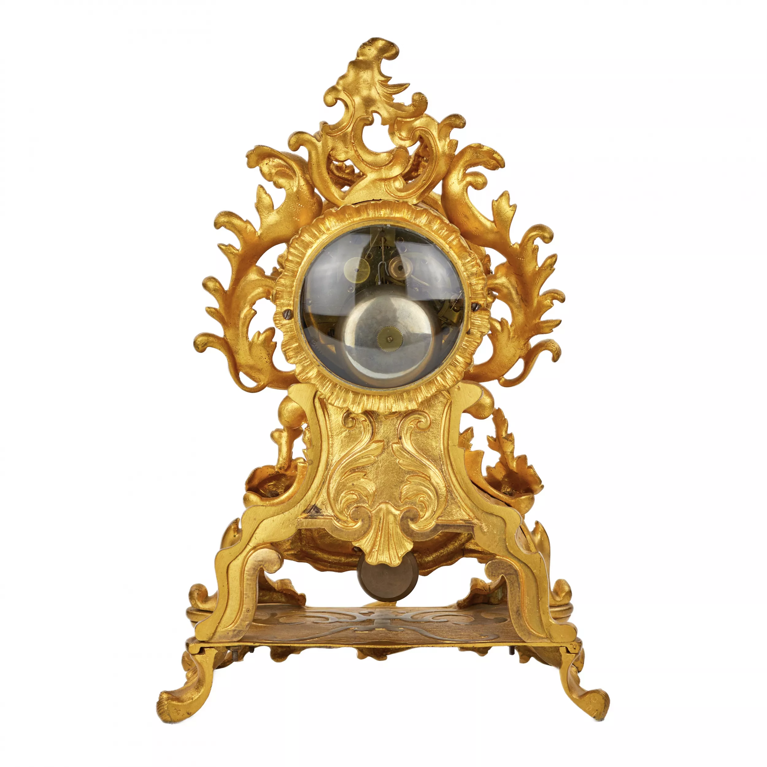 Mantel clock in Rococo style. 