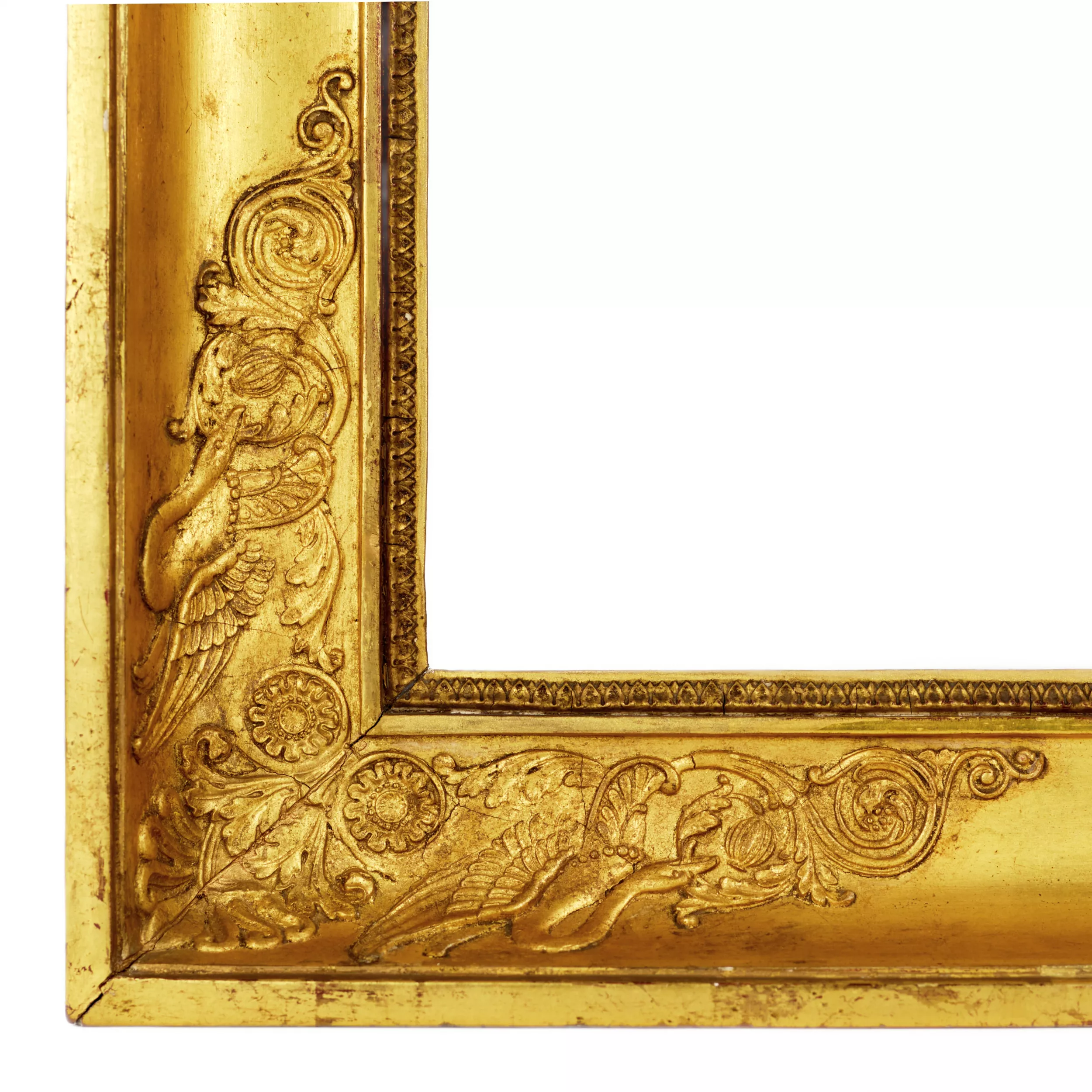 Magnifique cadre dore Neo-Empire, debut XXème. 