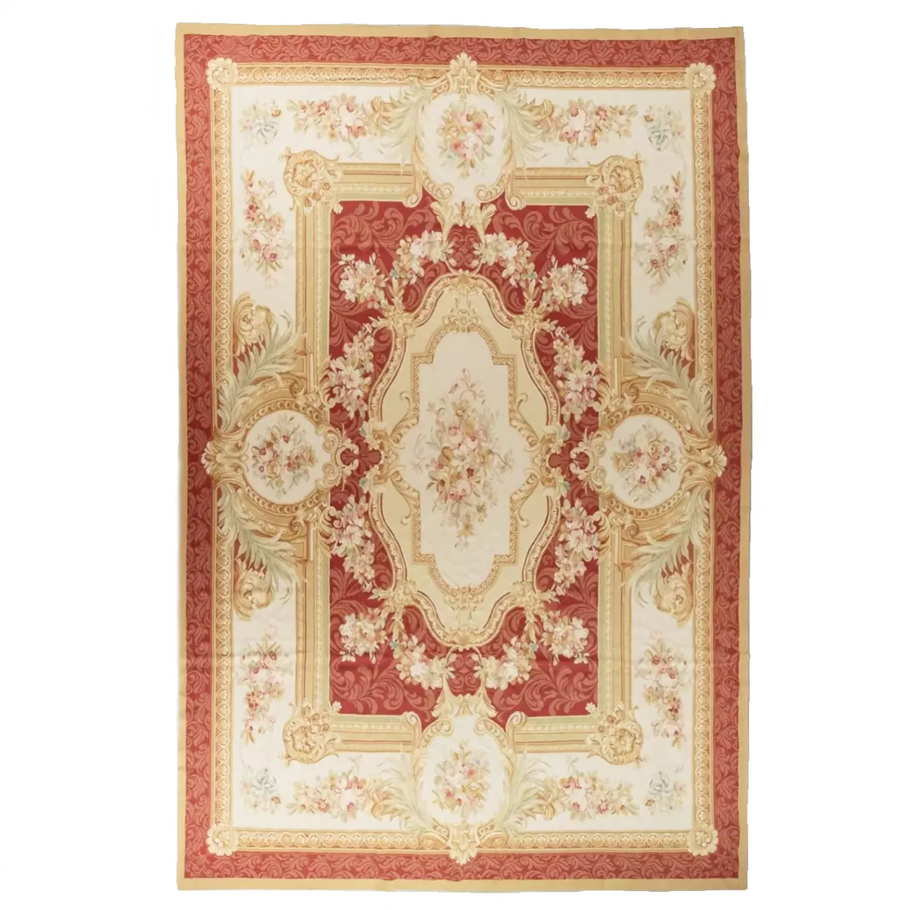 Исключительный, старый ковер Aubusson 19 века. Франция.