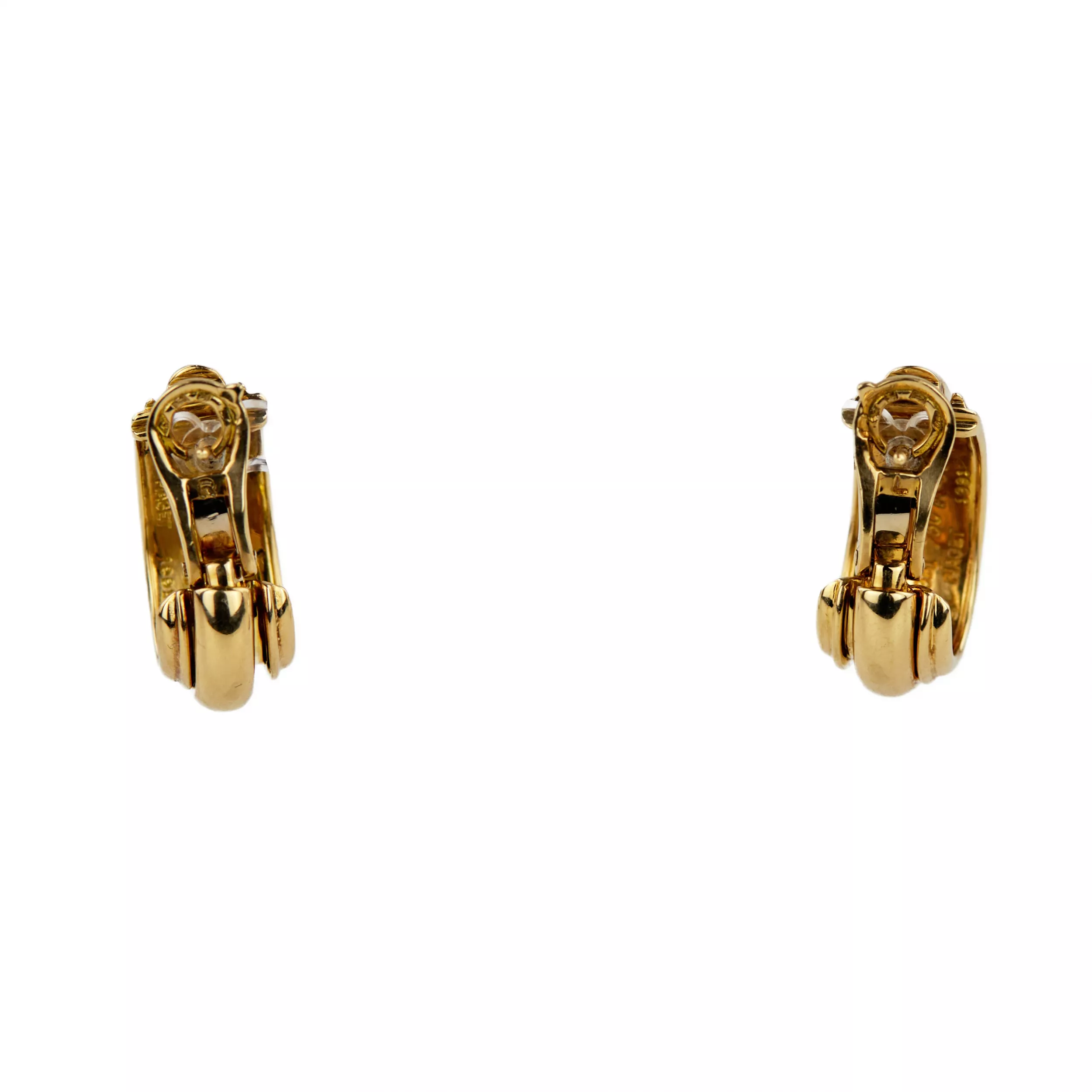 PIAGET POSSESSION DIAMOND EARRINGS IN WHITE GOLD. 20TH CENTURY