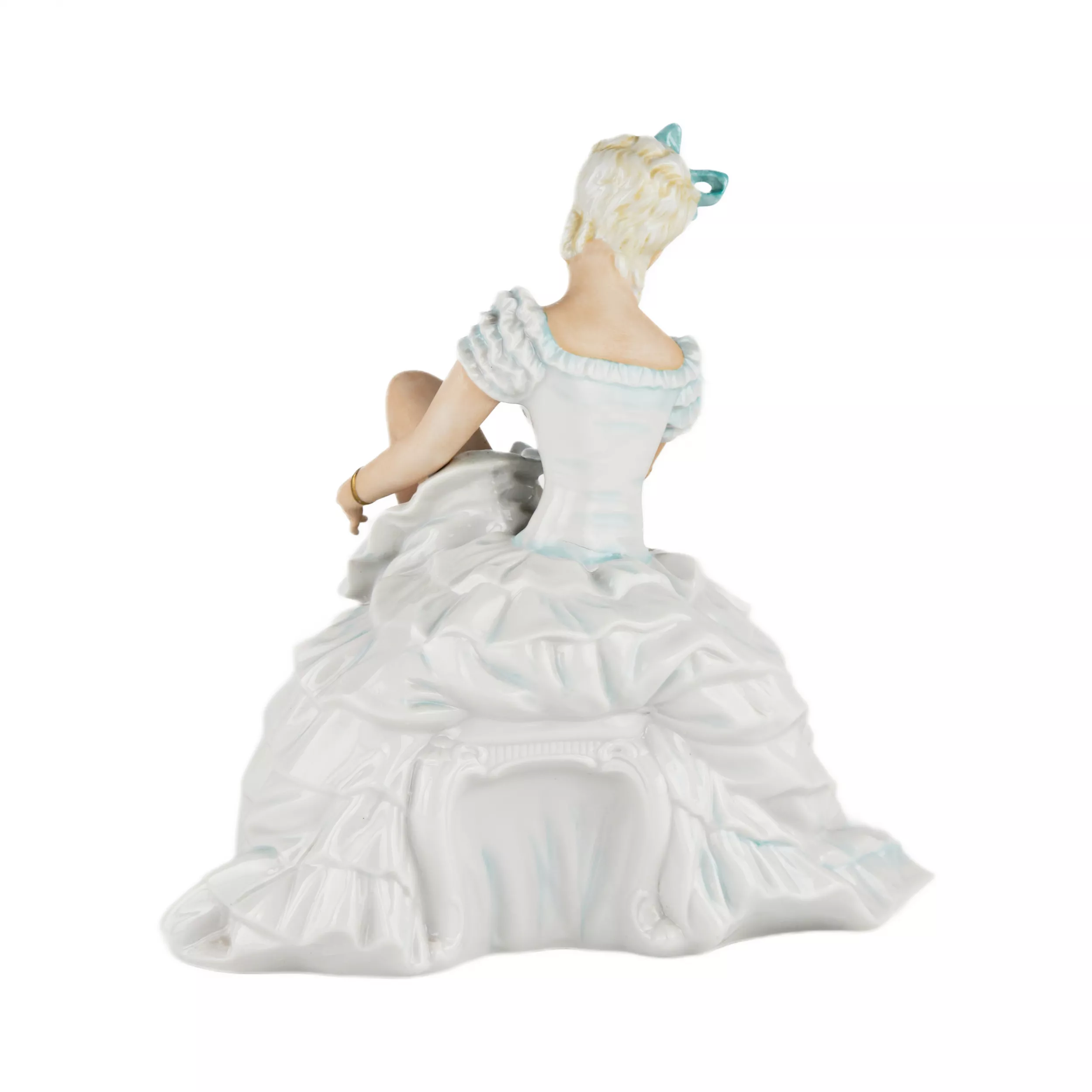 Statuette en porcelaine. Ballerine. Unterweissbach.Allemagne. 1950-1960 