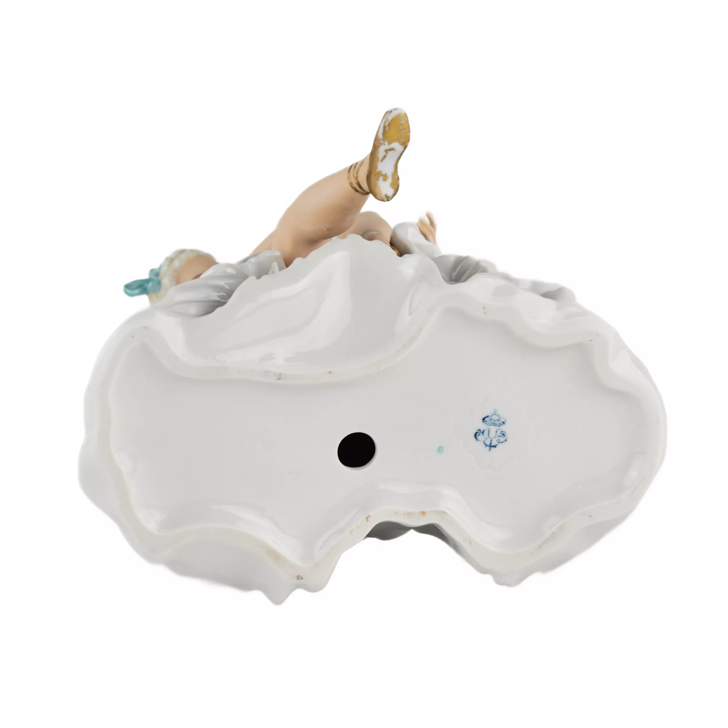 Statuette en porcelaine. Ballerine. Unterweissbach.Allemagne. 1950-1960 