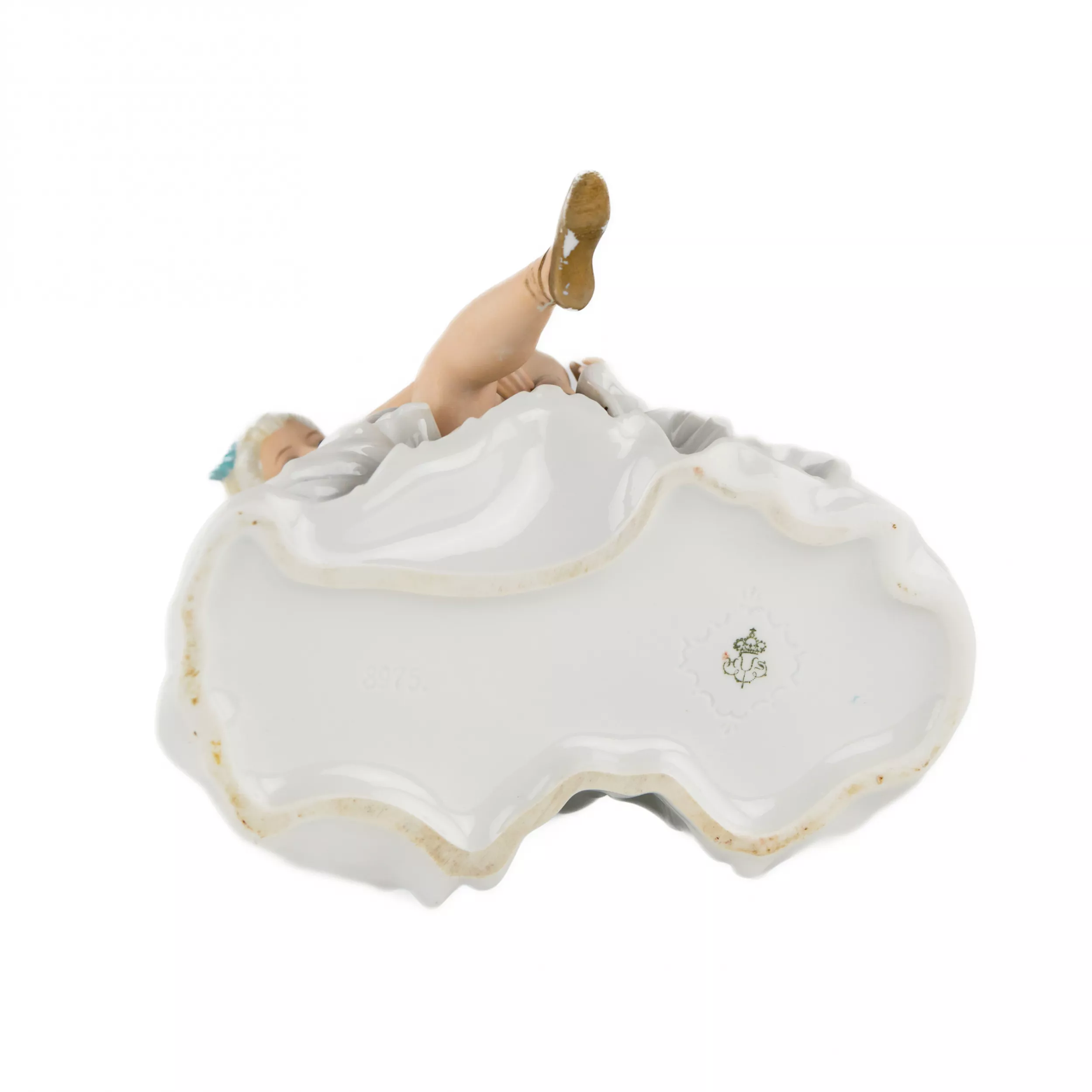 Porcelain figurine. Ballerina. Unterweissbach. Germany. 1950-1960s 