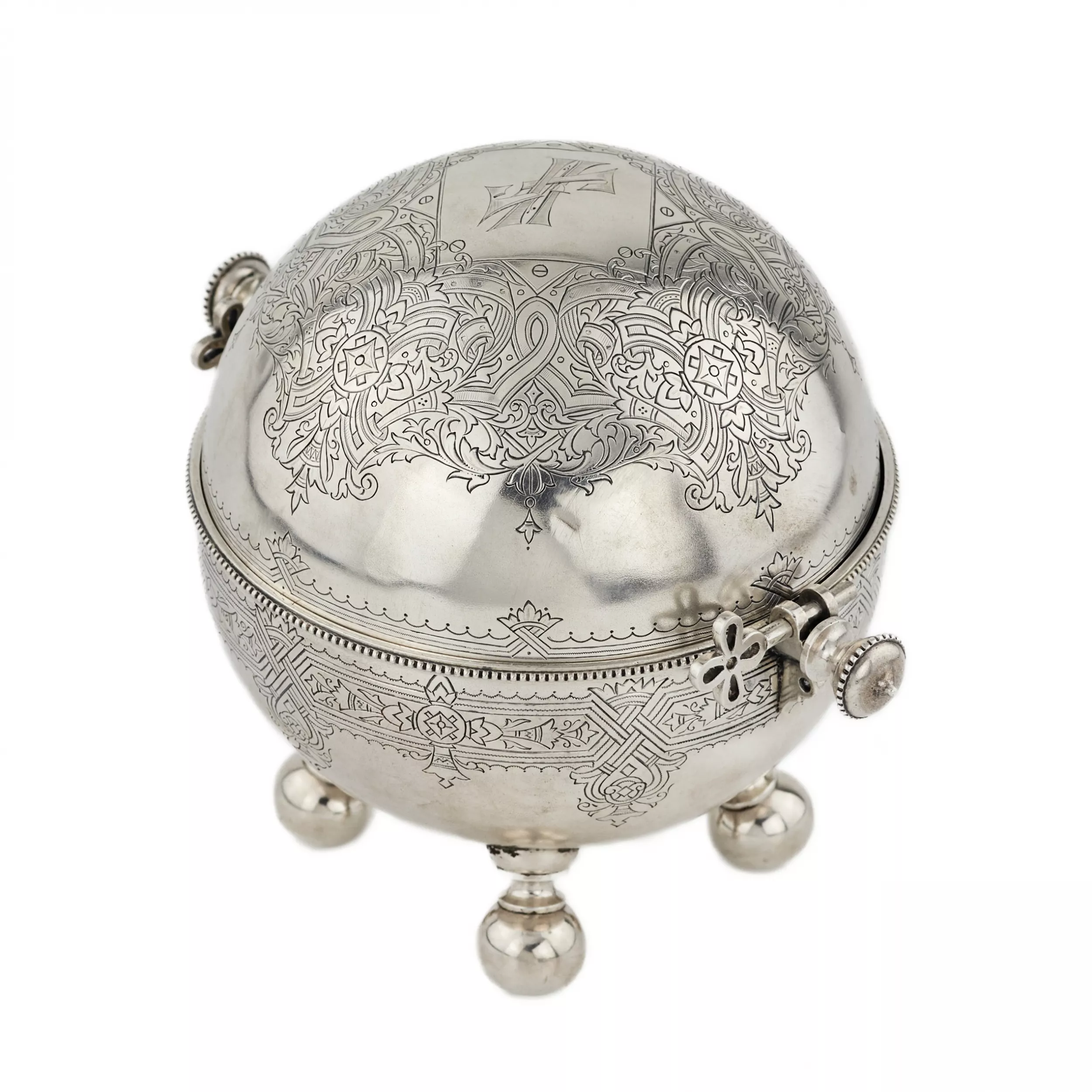 Appareil en argent pour caviar - Ikornitsa. Saint-Petersbourg 1877-1891