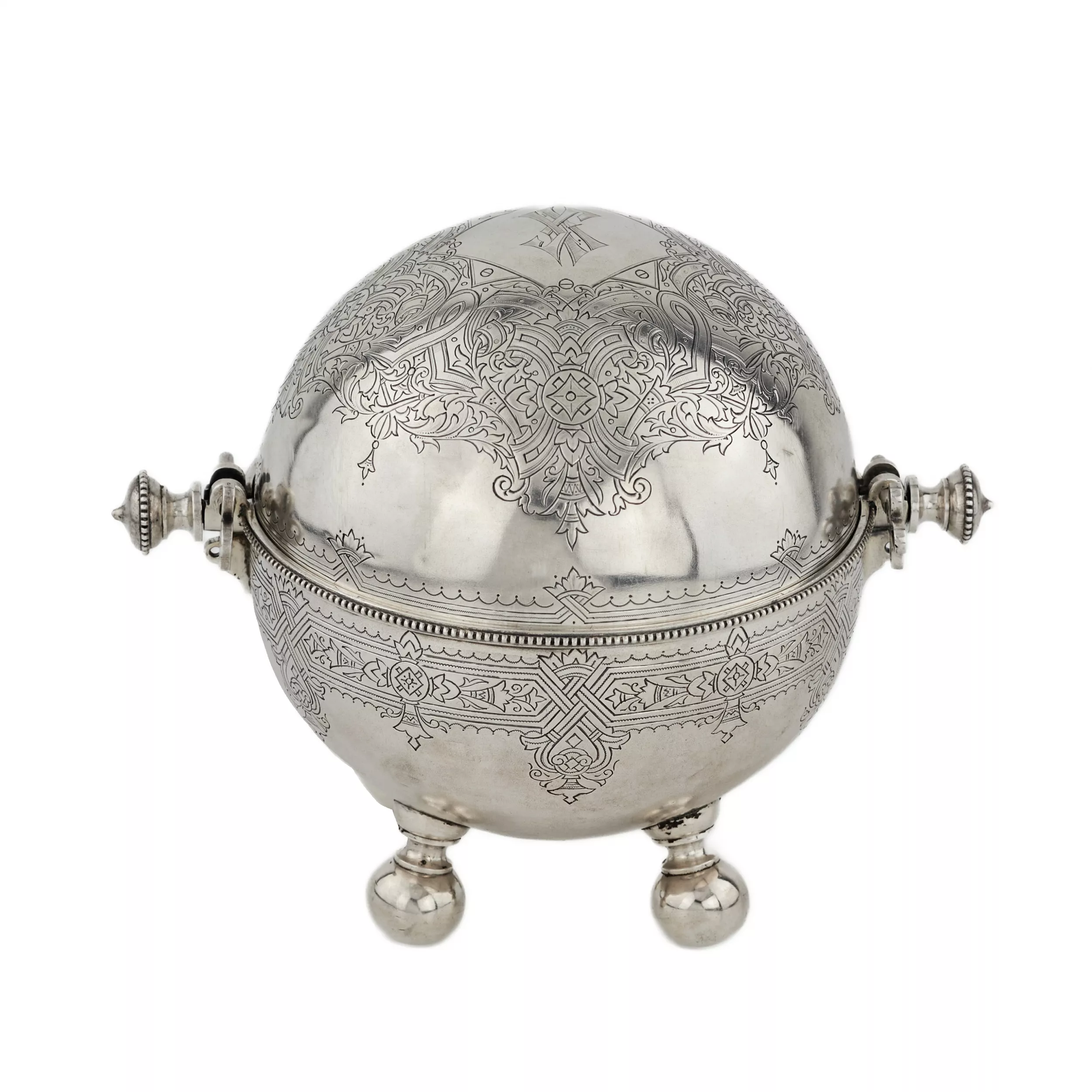 Appareil en argent pour caviar - Ikornitsa. Saint-Petersbourg 1877-1891