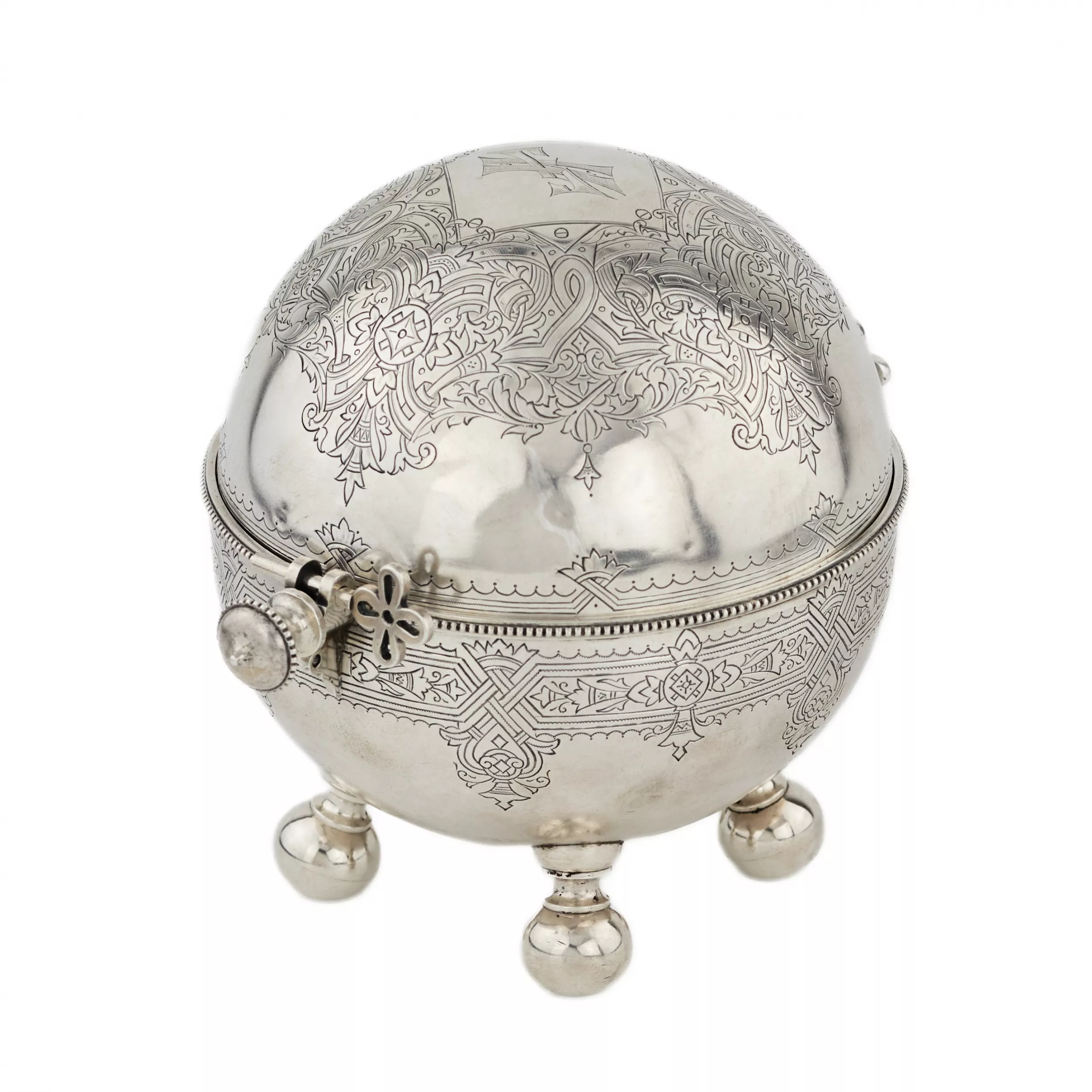 Appareil en argent pour caviar - Ikornitsa. Saint-Petersbourg 1877-1891