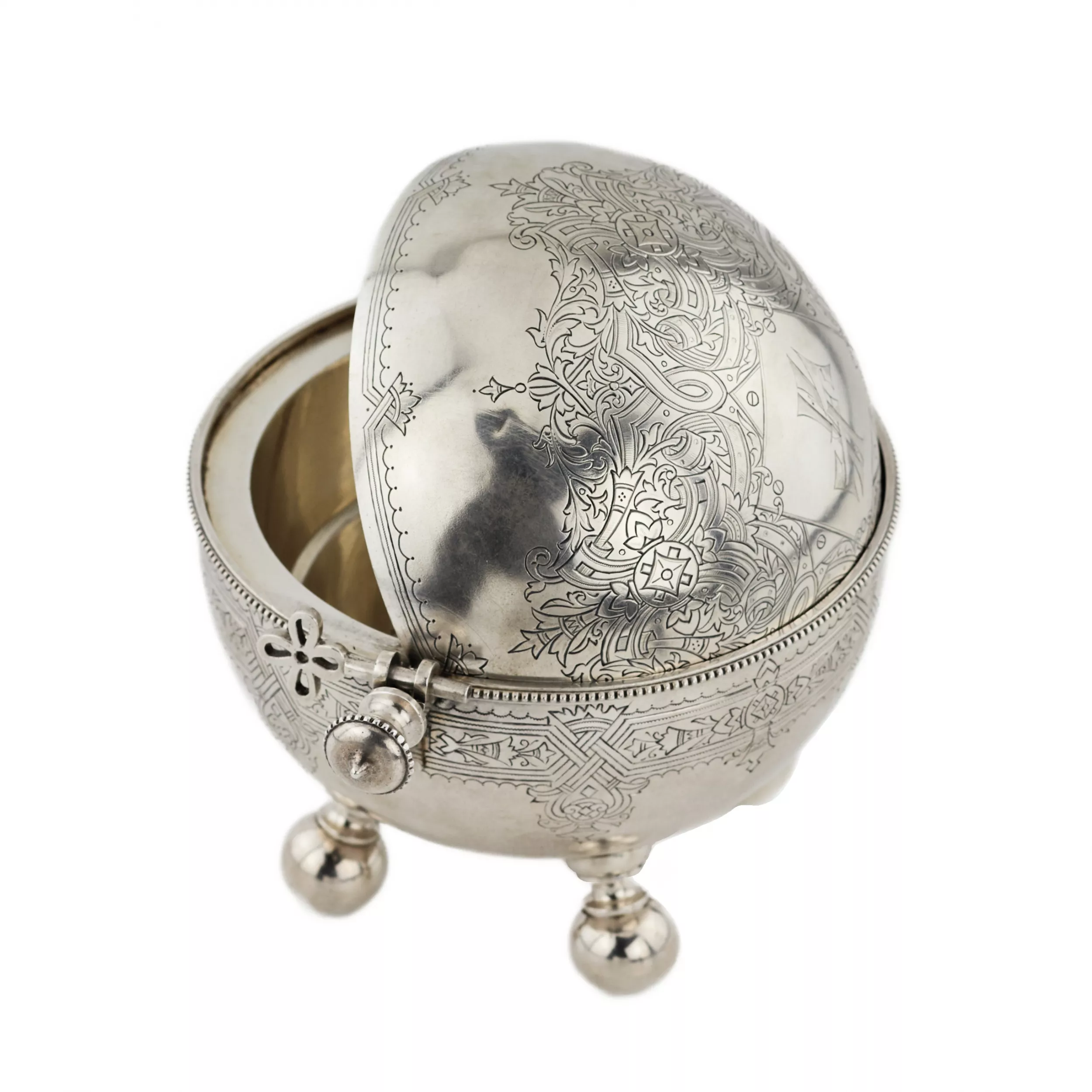 Appareil en argent pour caviar - Ikornitsa. Saint-Petersbourg 1877-1891