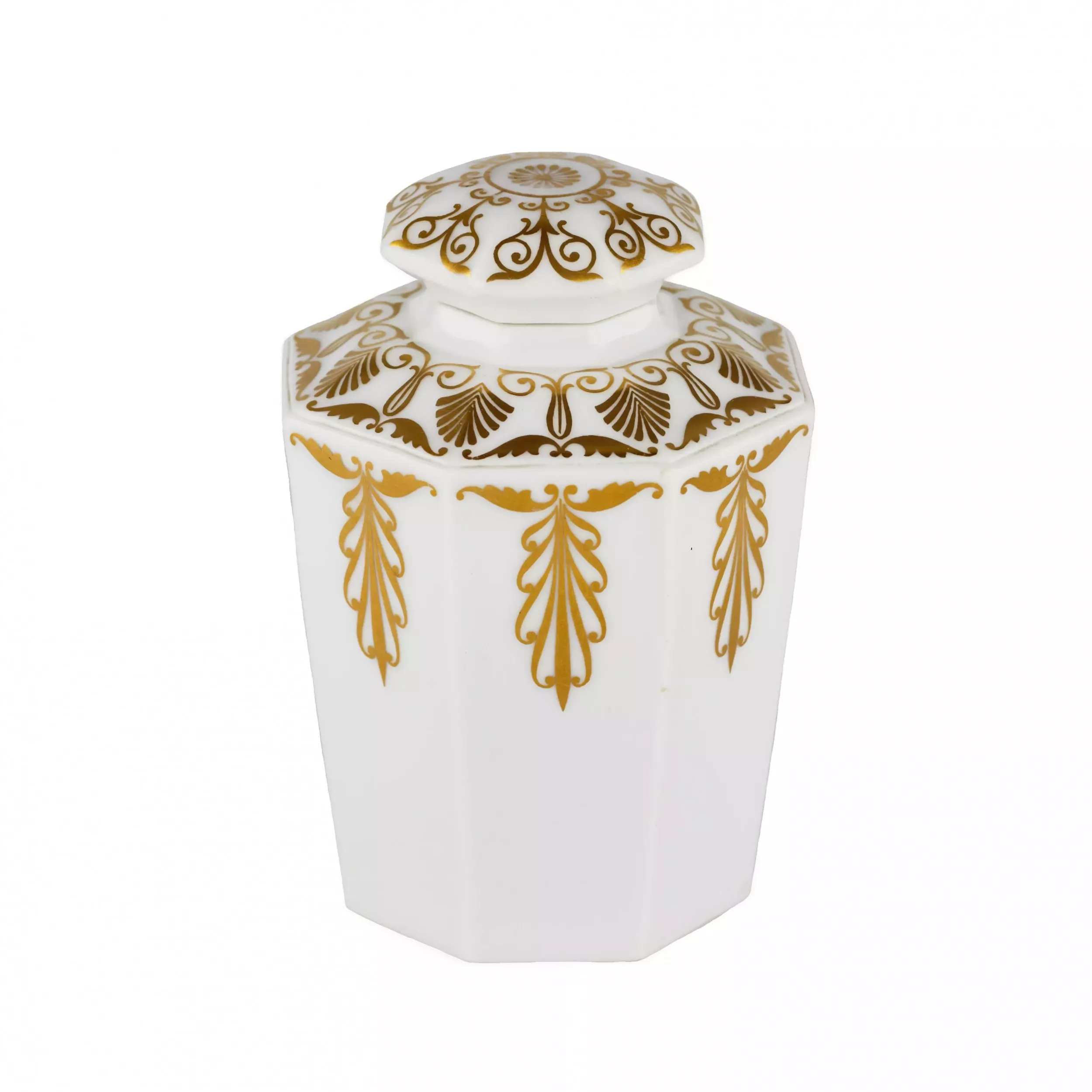 Boîte à the. Manufacture imperiale de porcelaine. Nicolas II, 1913.