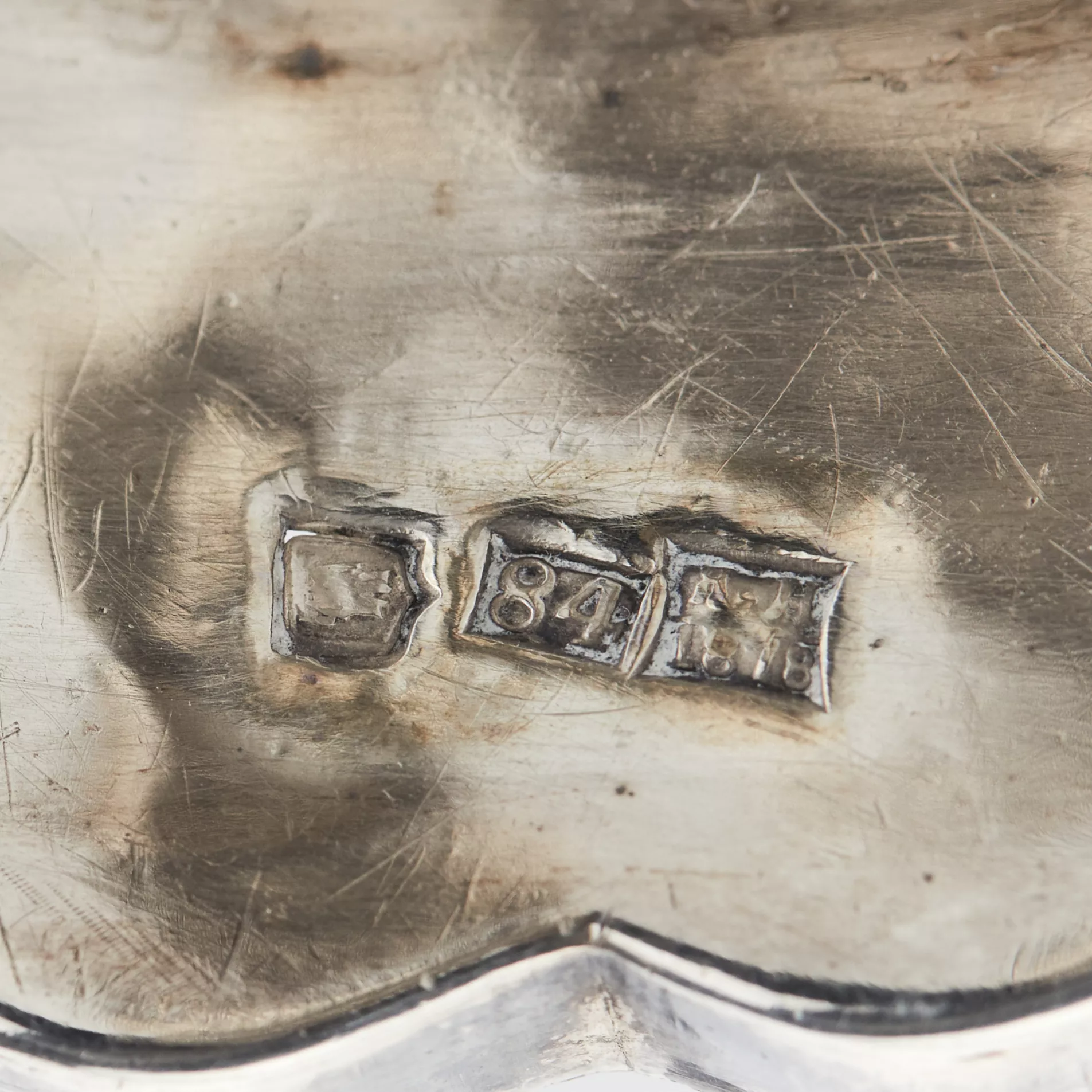 Une paire de chandeliers du samedi en argent. Kyiv 1878 