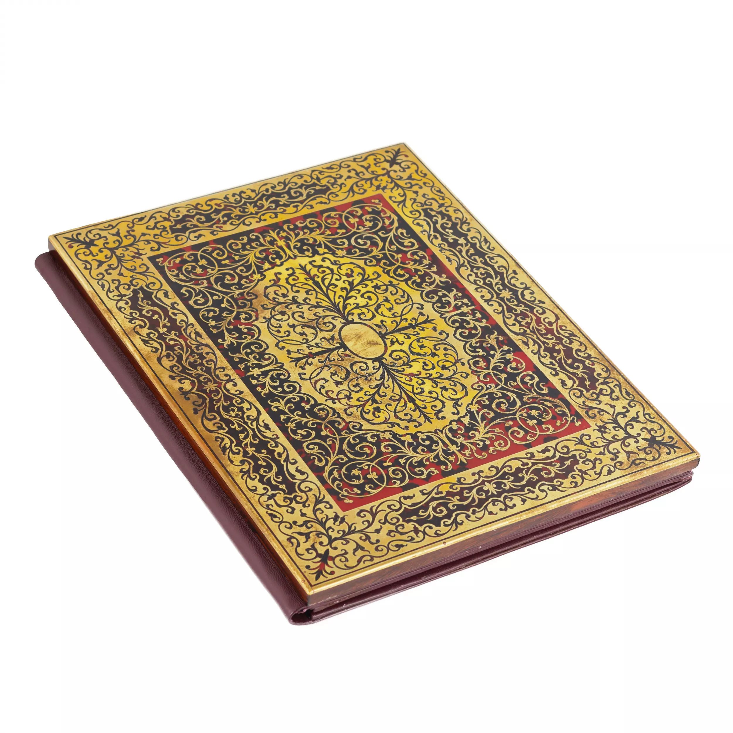 Address folder in Boulle style. France. 19th-20th century.