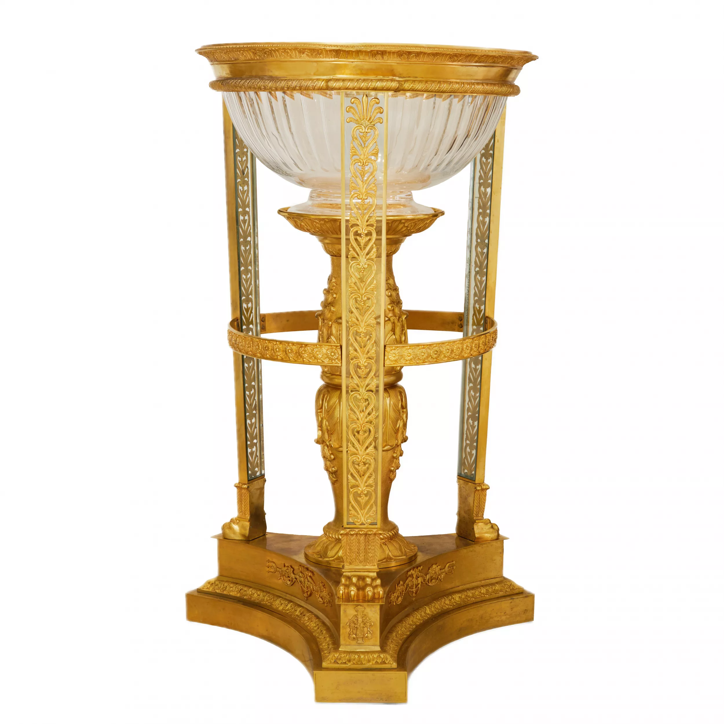 PAIR OF MONUMENTAL FLOOR JARDINIERES IN THE NAPOLEON III STYLE FRANCE, TURN OF THE 19TH–20TH CENTURY
