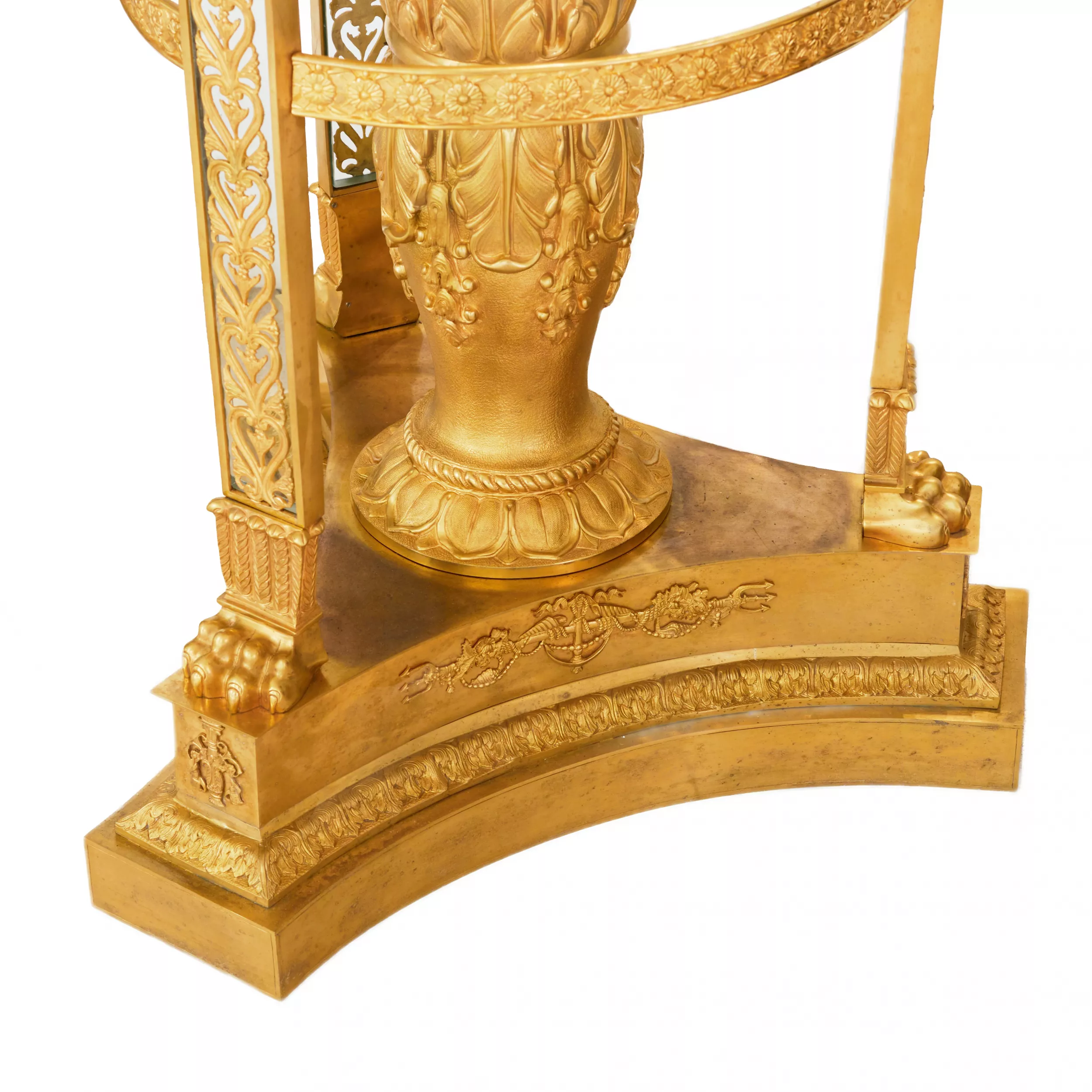 PAIR OF MONUMENTAL FLOOR JARDINIERES IN THE NAPOLEON III STYLE FRANCE, TURN OF THE 19TH–20TH CENTURY