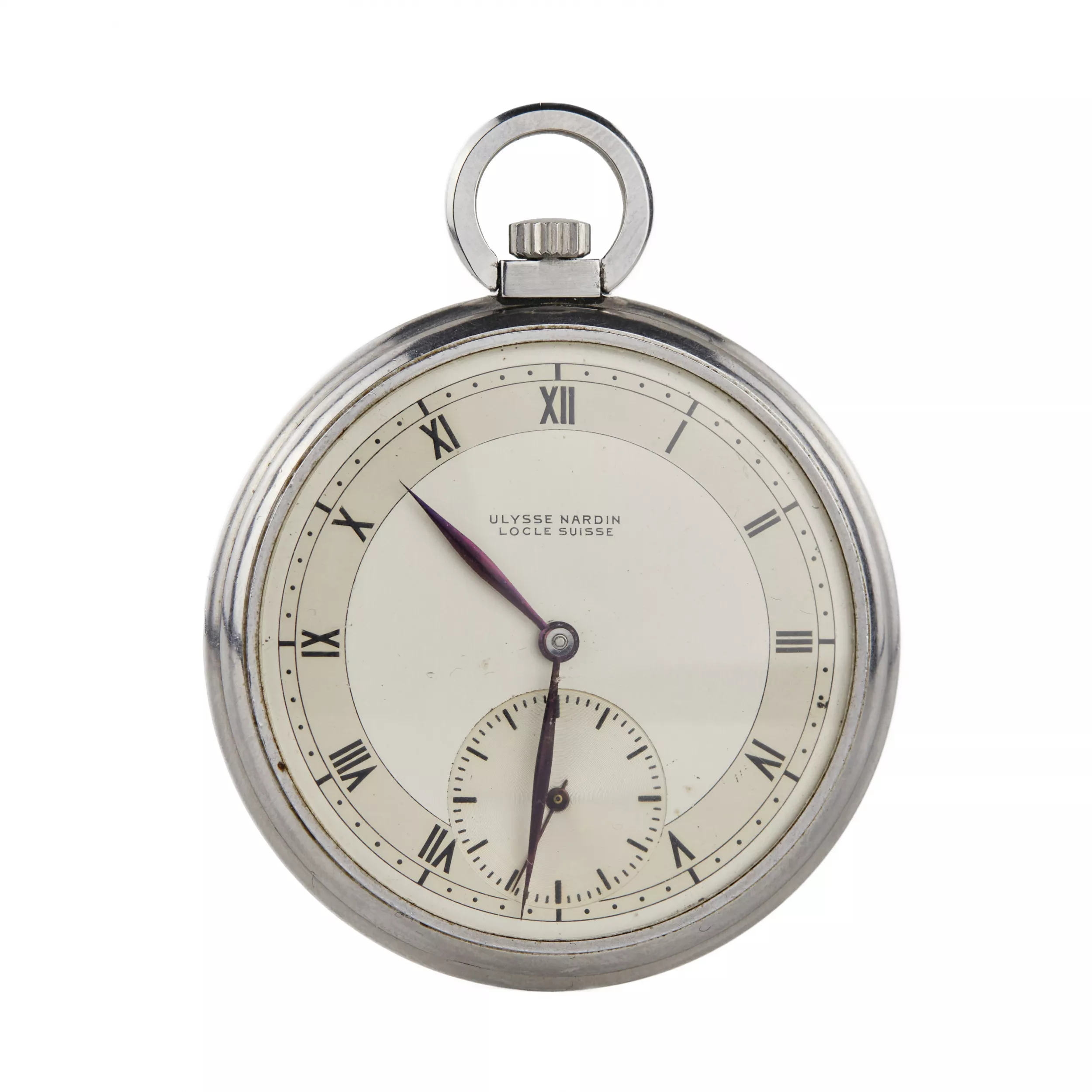 Montre de poche ULYSSE NARDIN Locle Suisse 1950. 