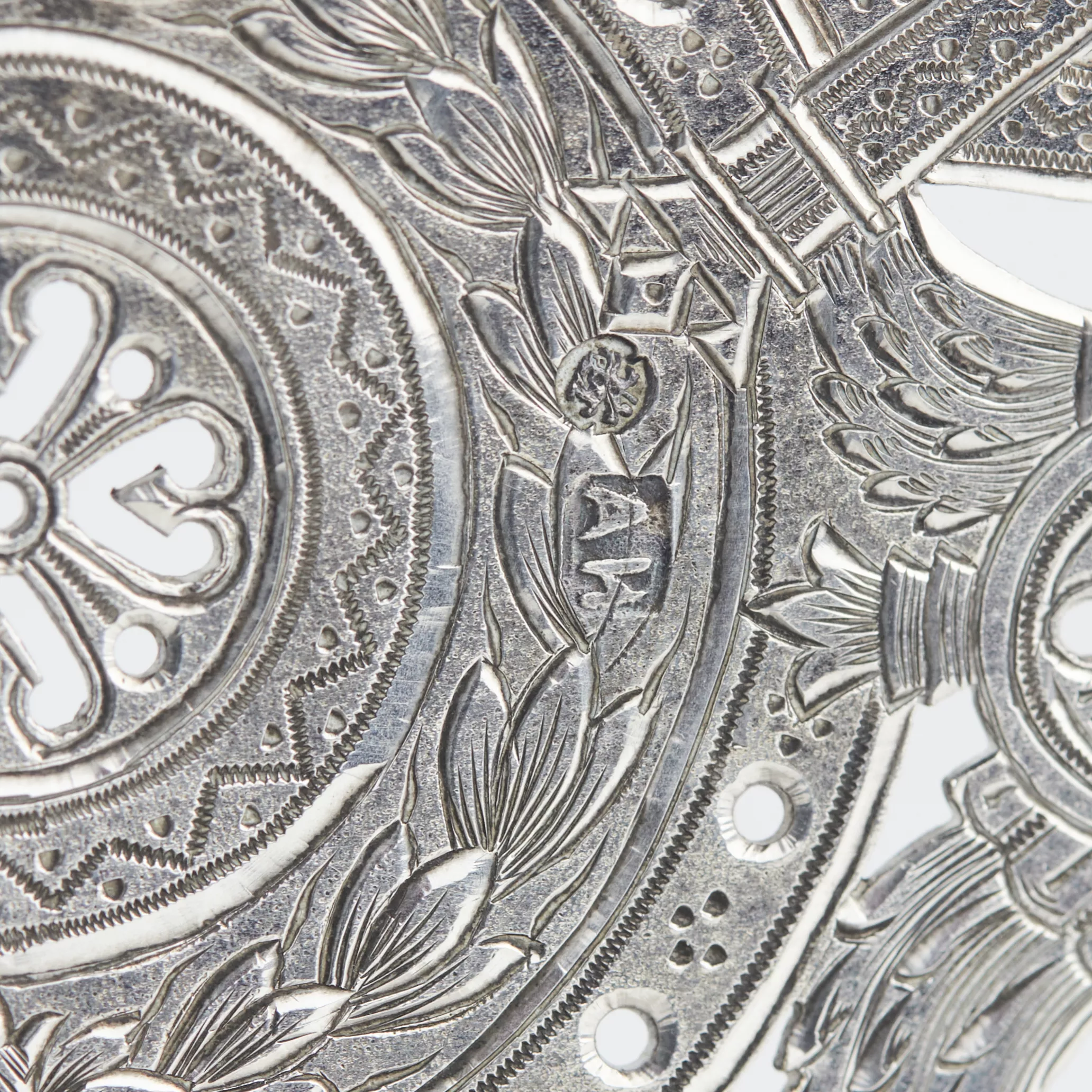 Russian silver salt cellar-throne in neo-Russian style, workshop of A. Ivanov. Moscow 1895. 