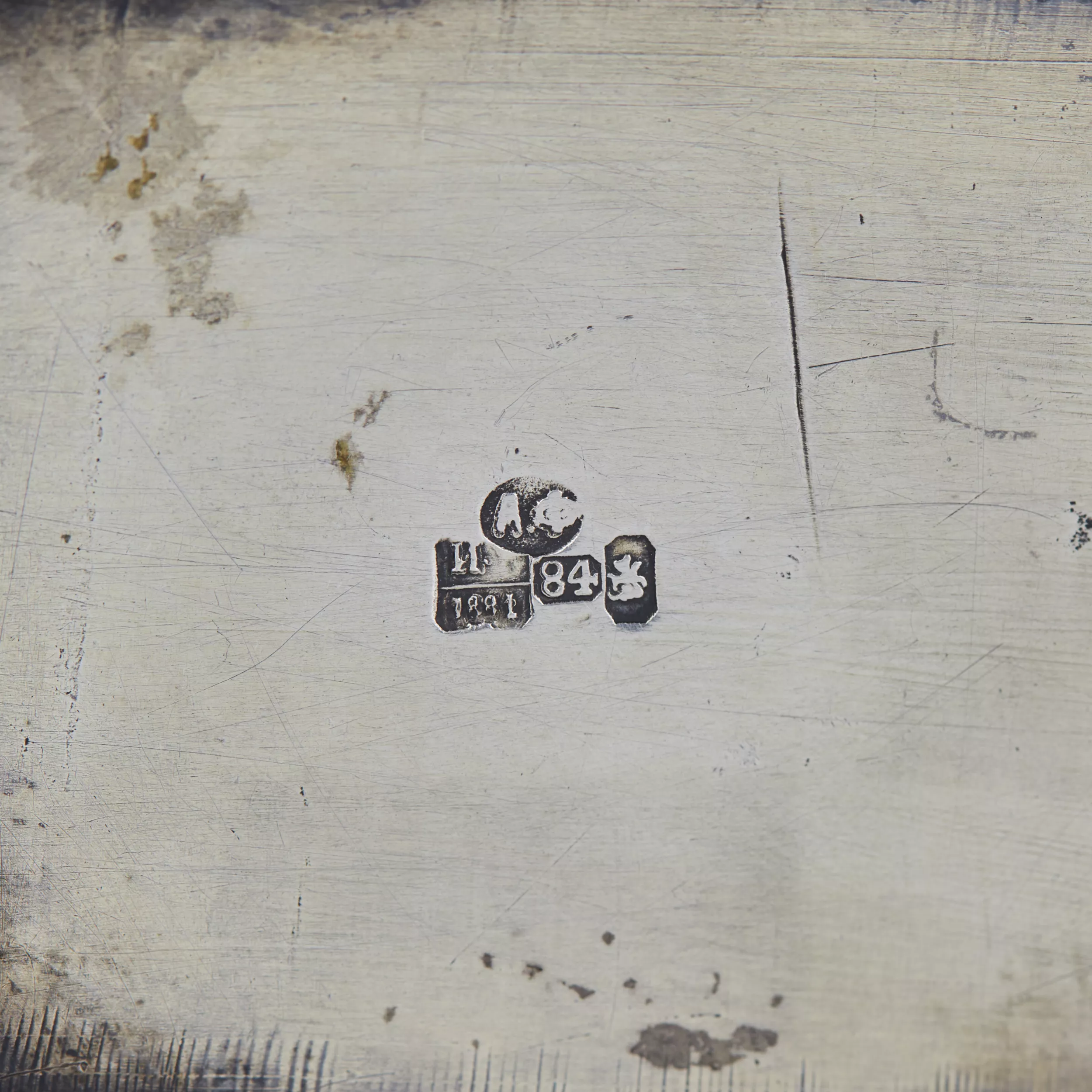 Russian silver salt cellar-throne in the neo-Russian style from the workshop of A. FULDA. Moscow 1881.