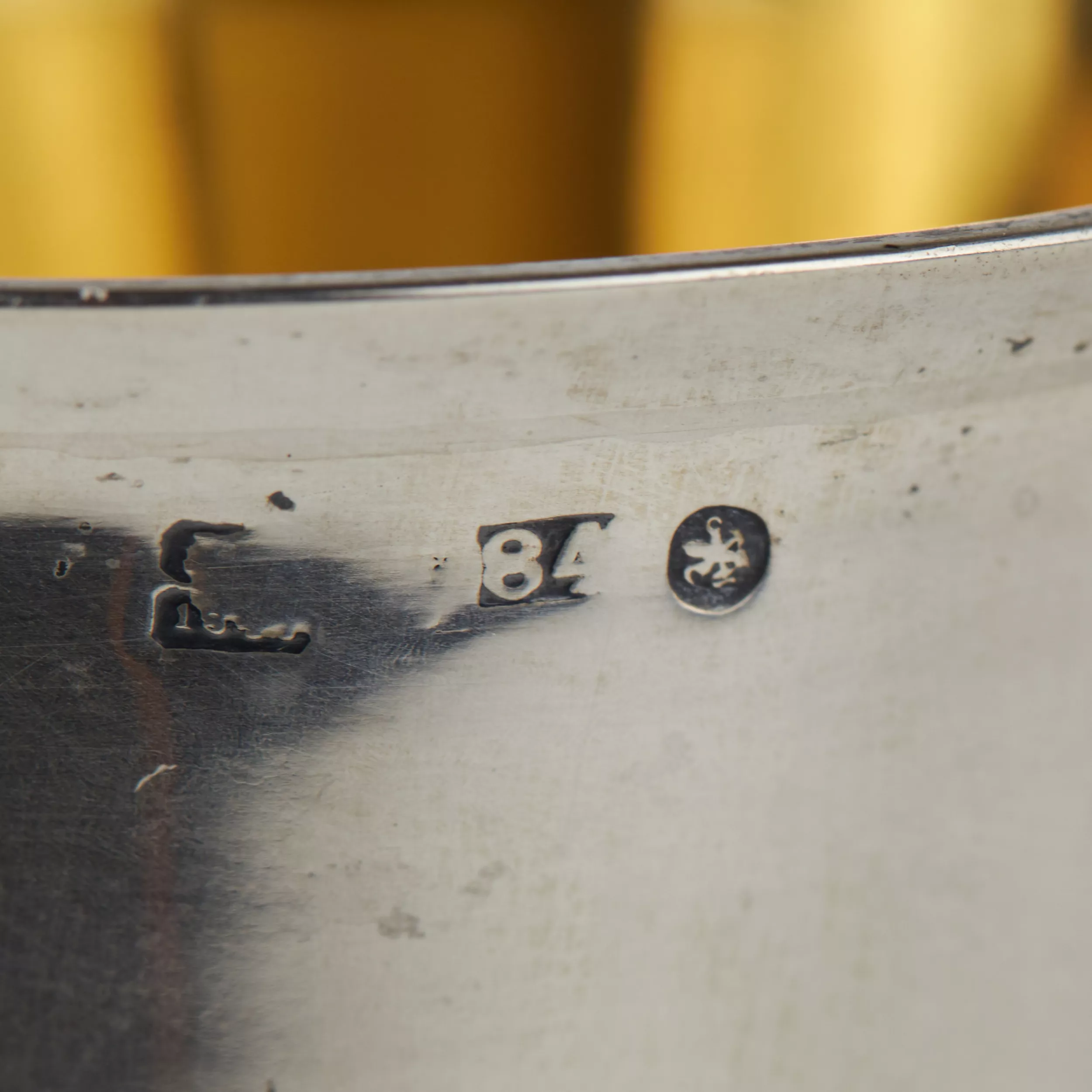 Gilded silver goblet. St. Petersburg, 84 samples, late 19th century. 