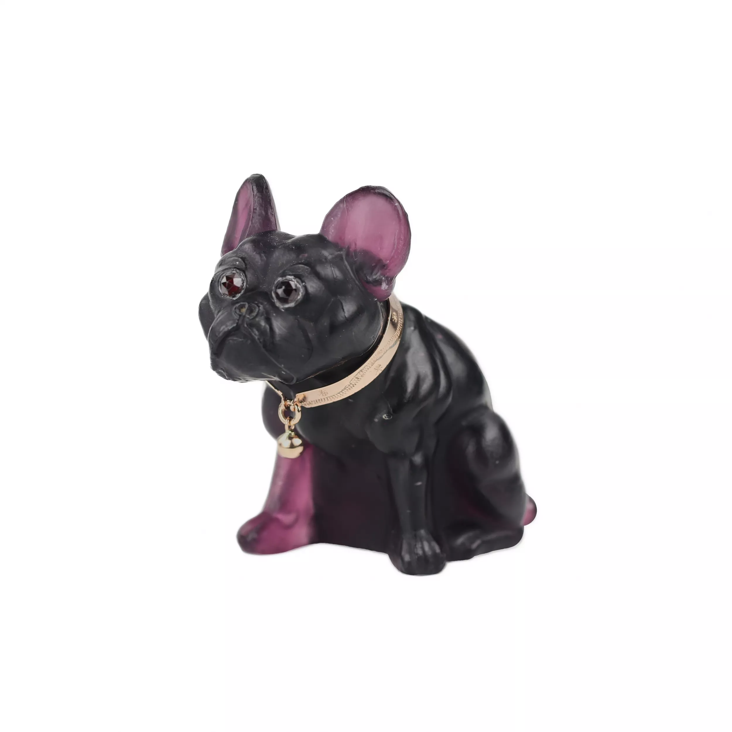 Verrerie Imperiale, miniature Bouledogue Français. 