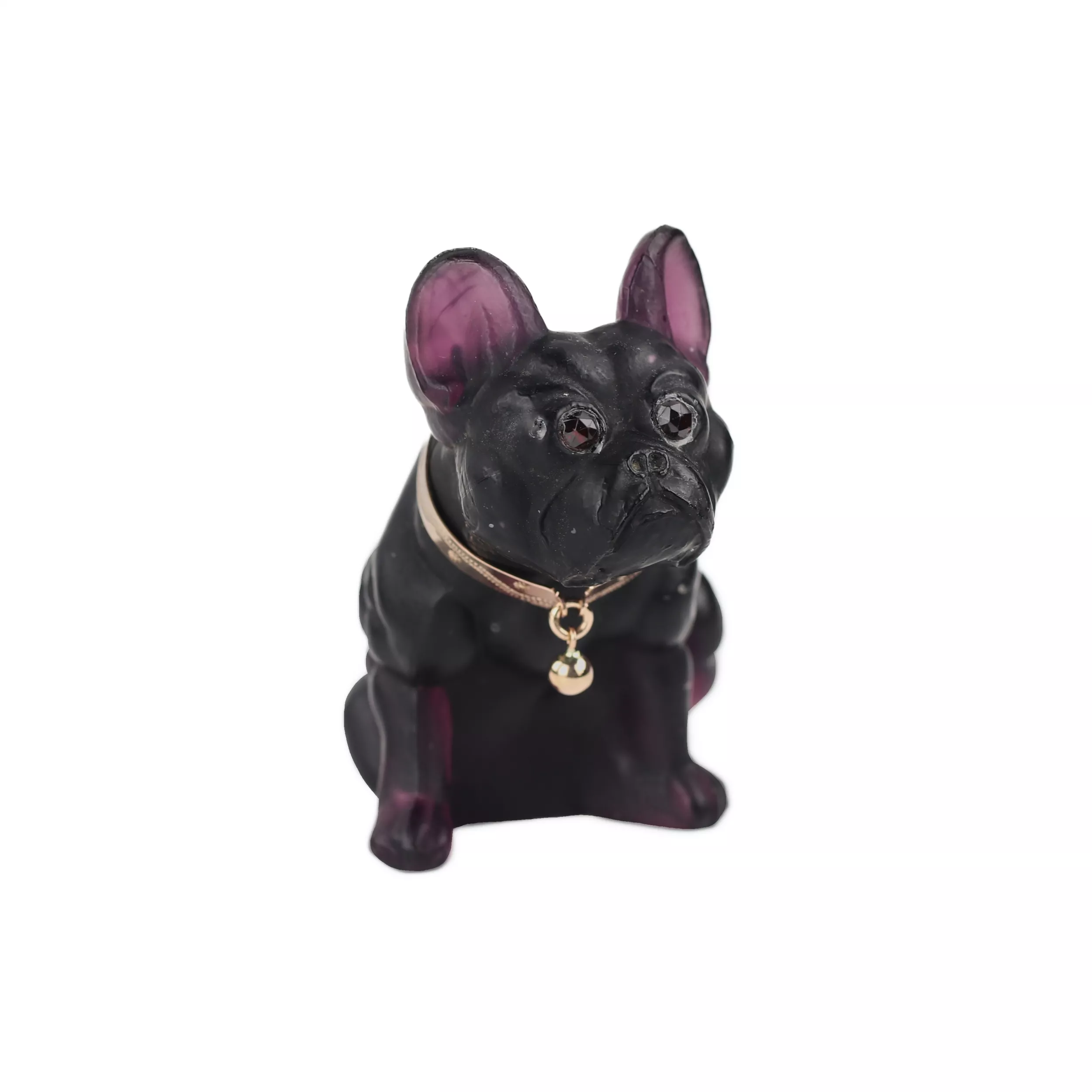 Verrerie Imperiale, miniature Bouledogue Français. 