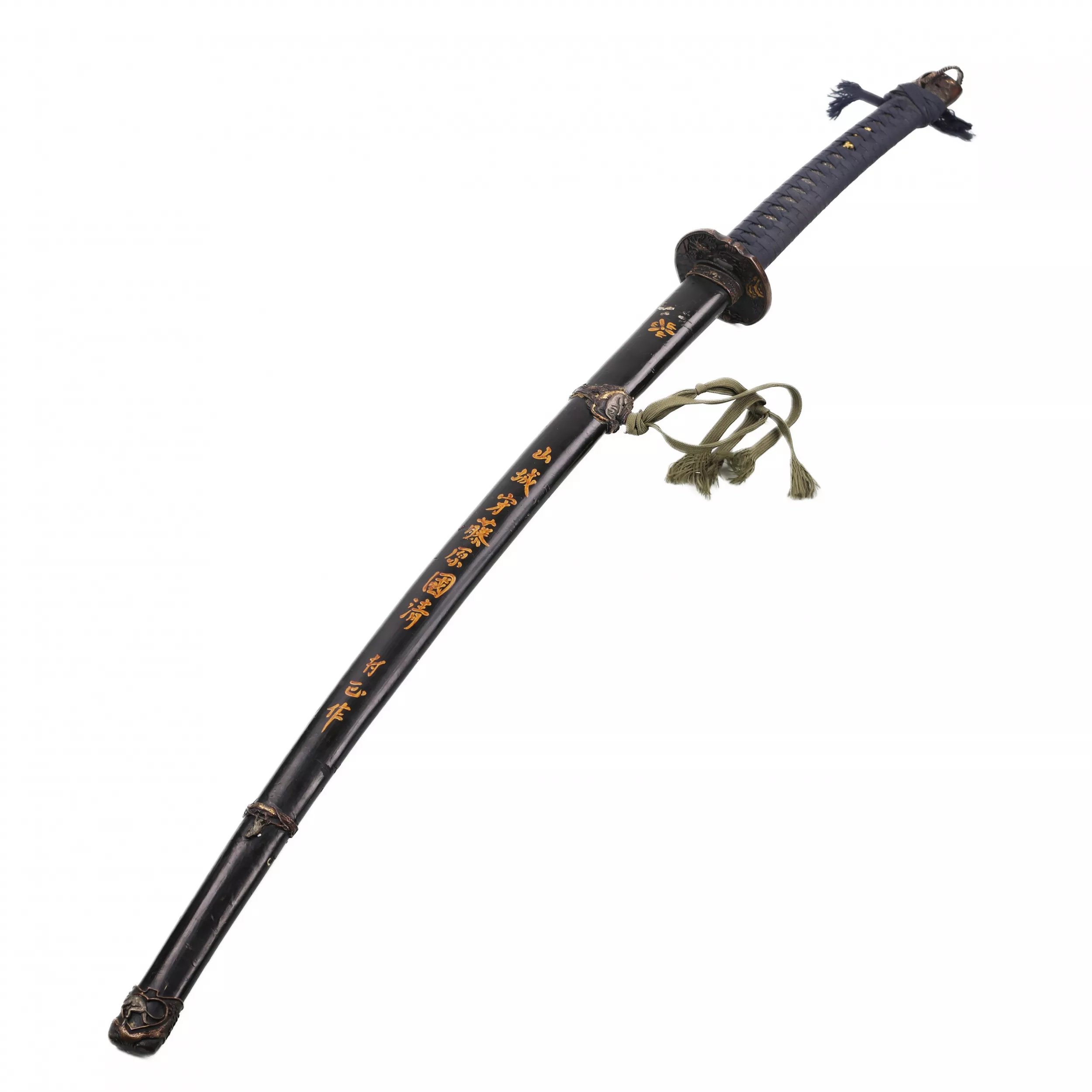 Grande epee de samouraï à deux mains Katana. Japon.