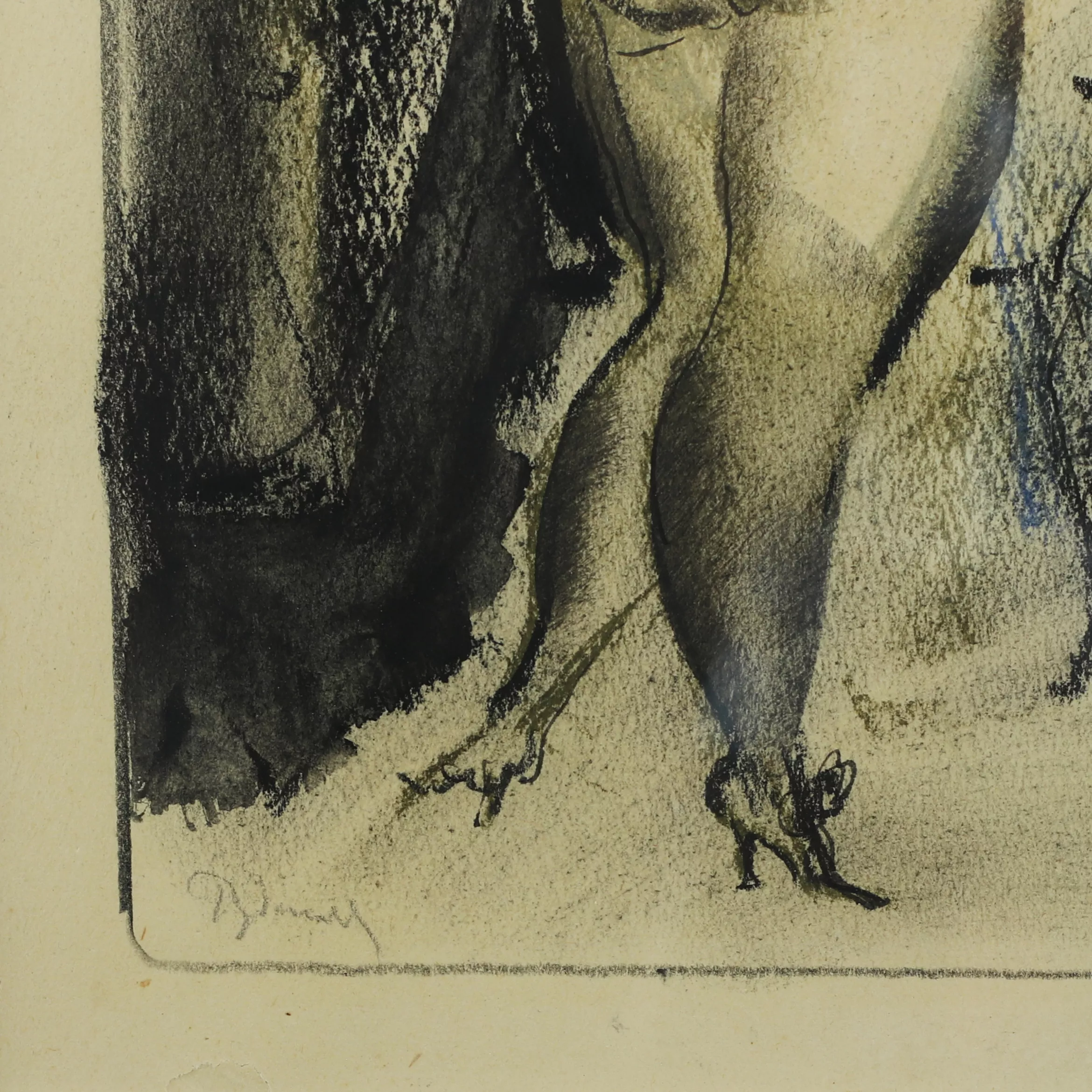 Konstantin Ivanovitch Rudakov. Pastel erotique. Au miroir. Spectacle de variete. 