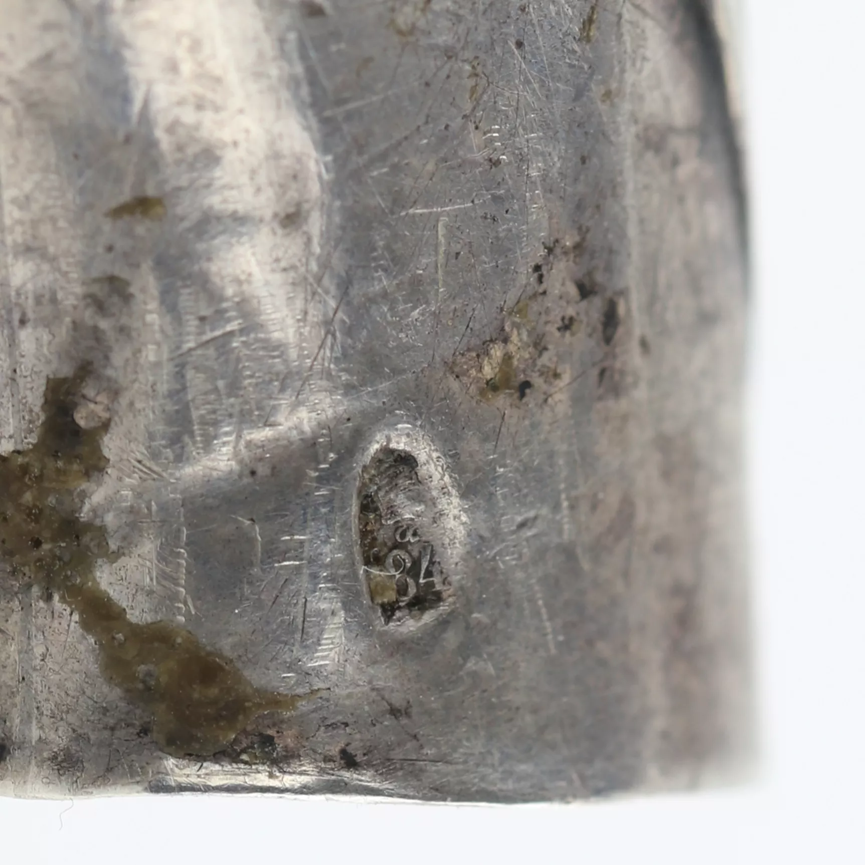 Russian, silver cane knob in the shape of a horse`s head. St. Petersburg 1908-1917 