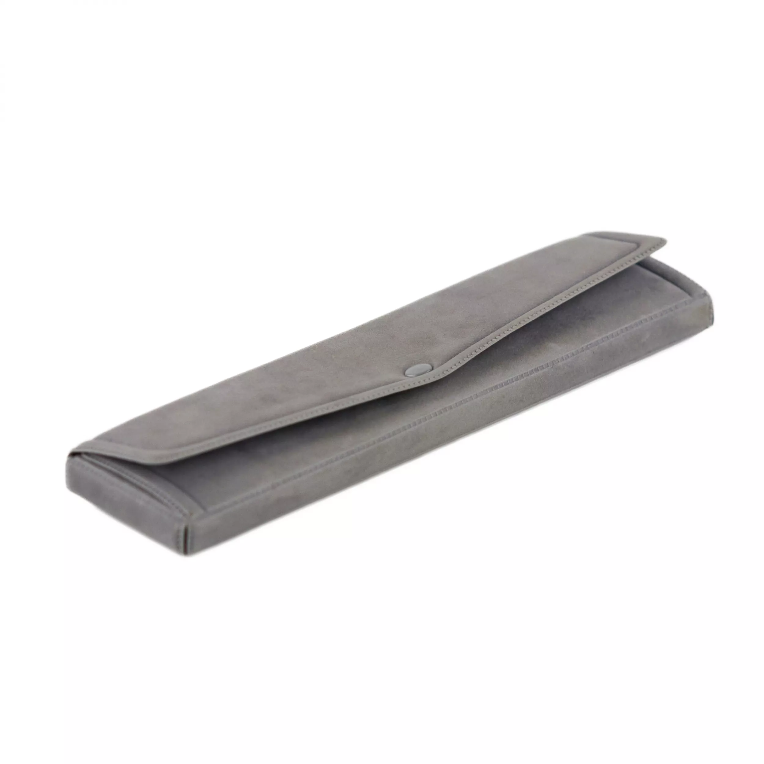 SILVER SHOEHORN WITH MONOGRAM IN FITTED CASE. CALLEGARI. 20TH CENTURY