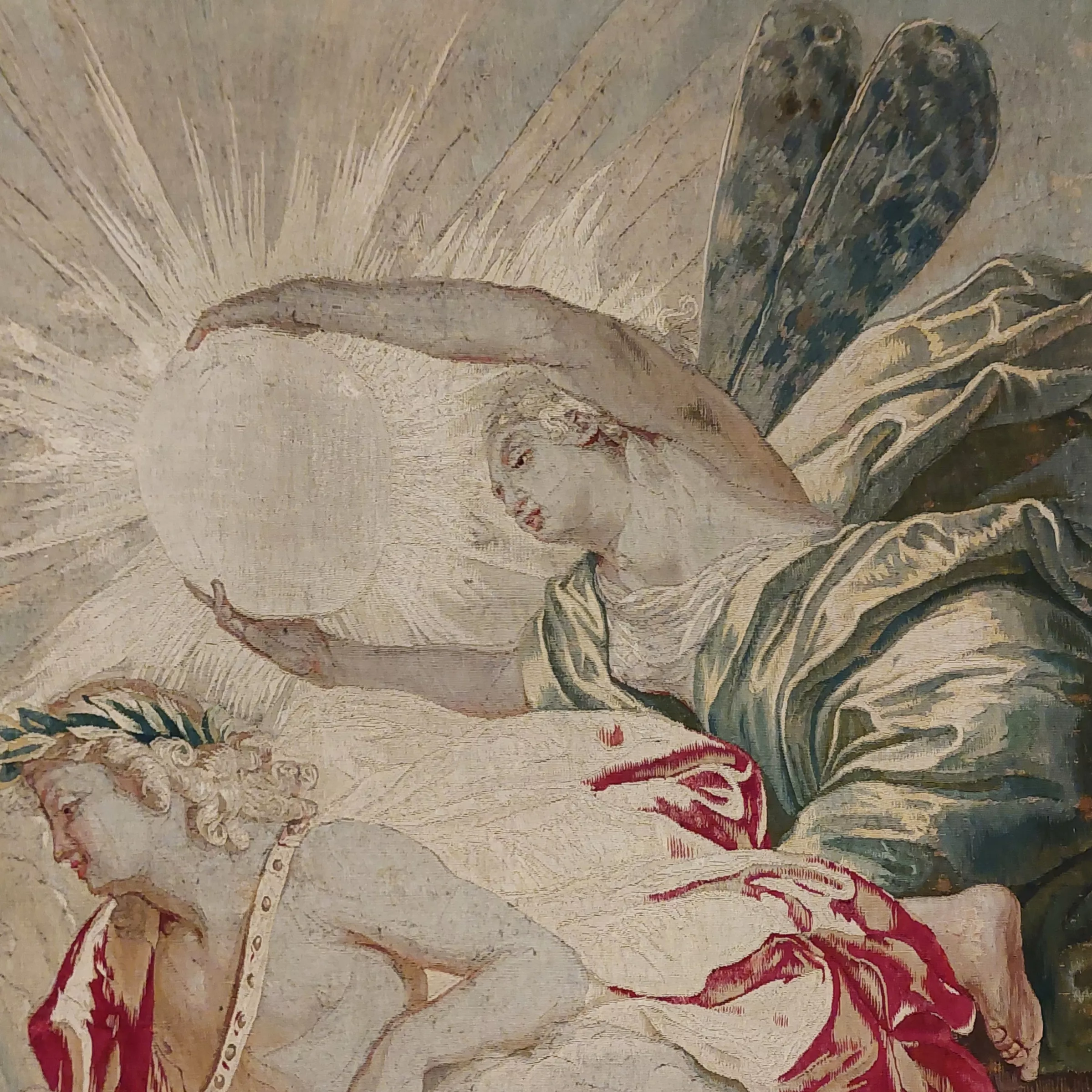 Tapisserie ancienne Triomphe d`Apollon. Modèle Jan van Orley et Augustin Coppens. Bruxelles. XVIIIe siècle, vers 1725 