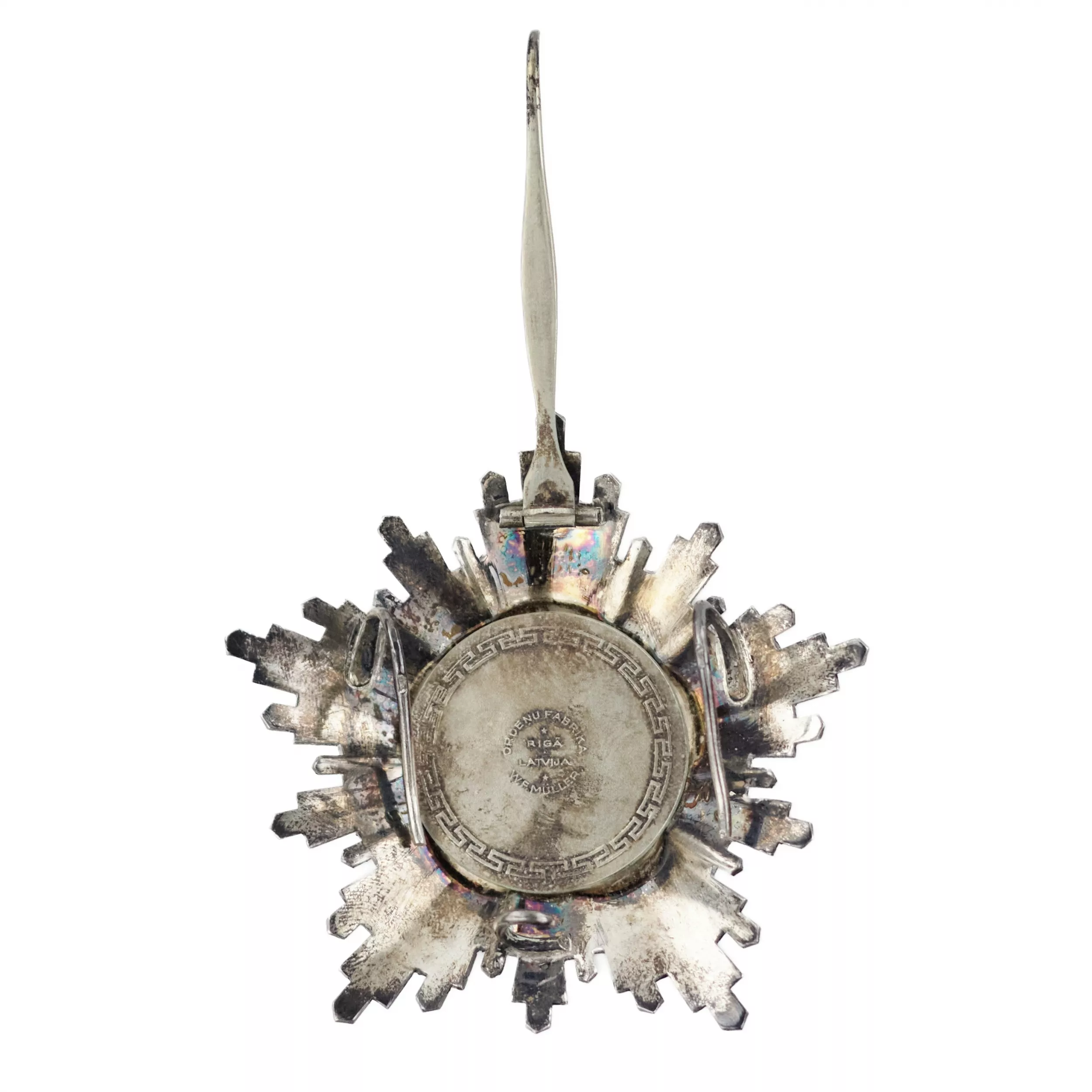 ORDER OF THE THREE STARS OF LATVIA, SECOND CLASS, IN ITS ORIGINAL CASE. F.W. MÜLLER, RIGA. 1920s–1930s
