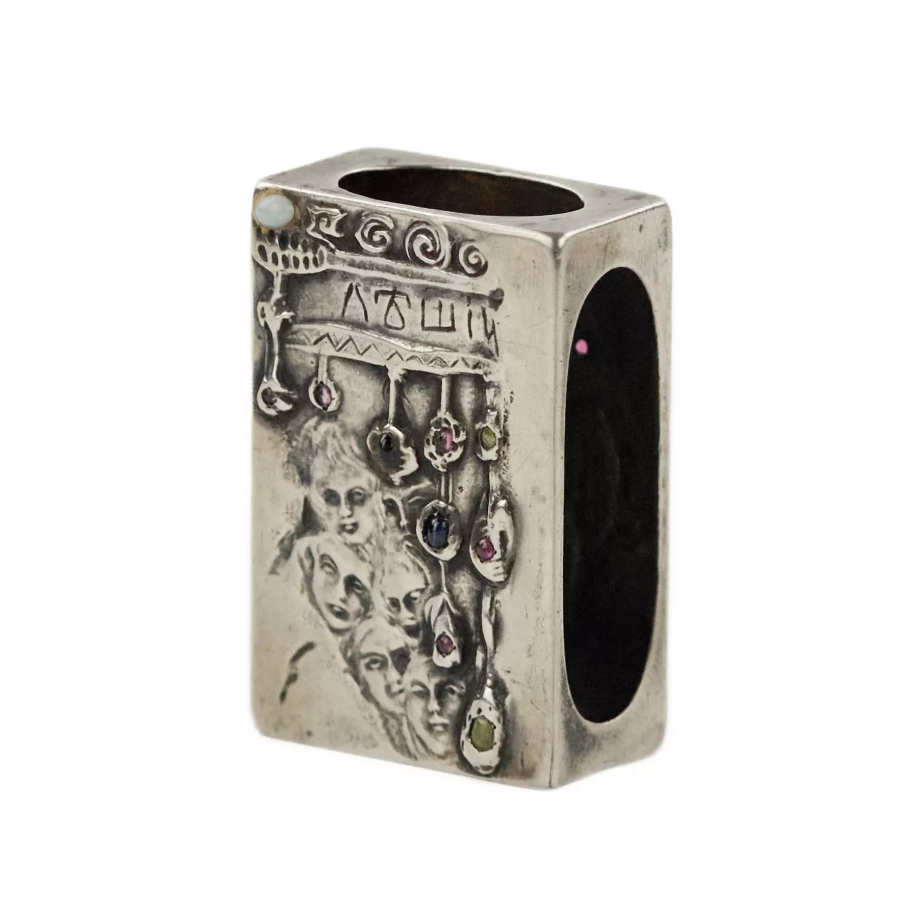 PORTE-ALLUMETTES EN ARGENT À L’EFFIGIE DU LESHY DANS LE STYLE DE L’ART NOUVEAU RUSSE RUSSIE, VERS 1900