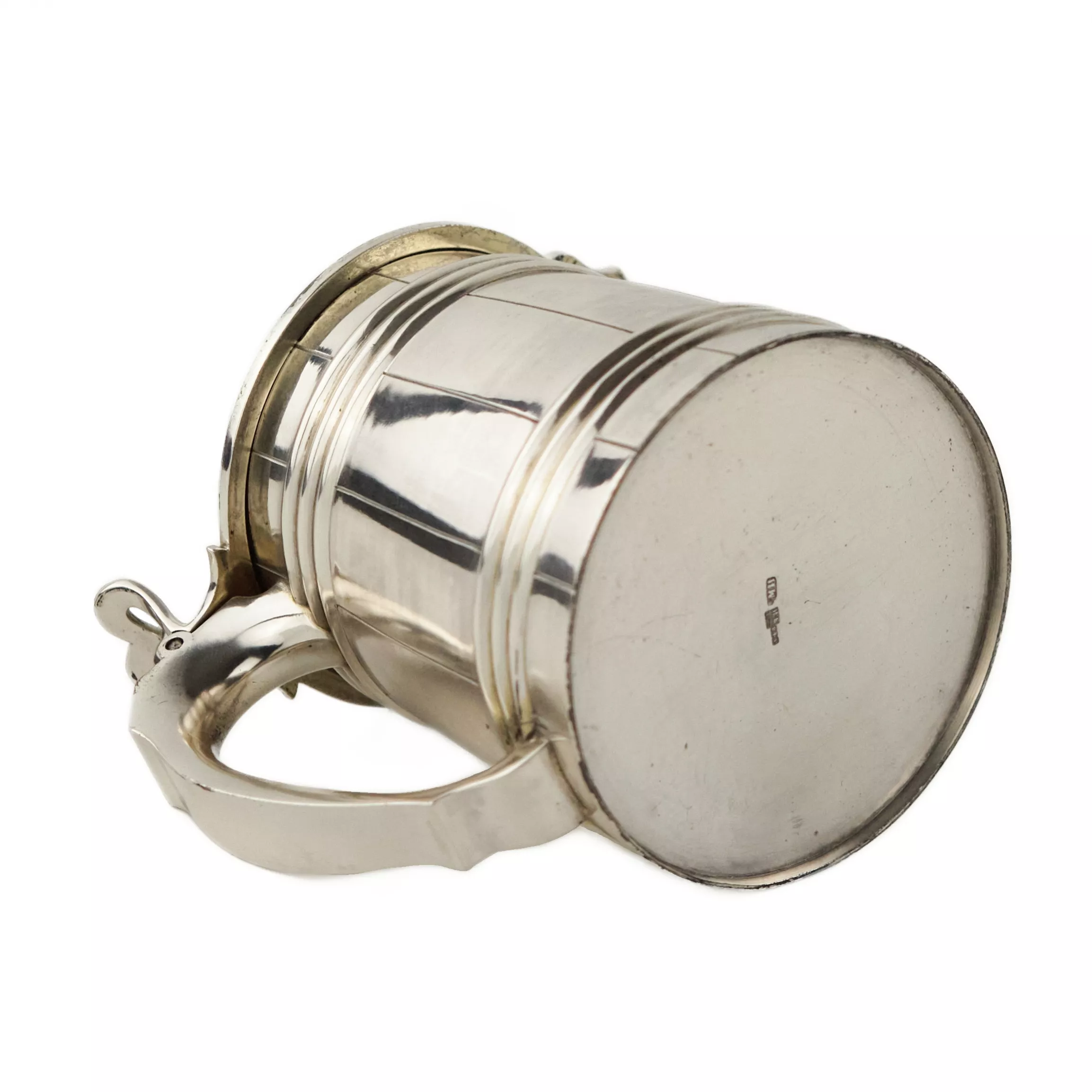 Chope à bière russe en argent. Moïse Ivanov. Saint-Pétersbourg 1872. 