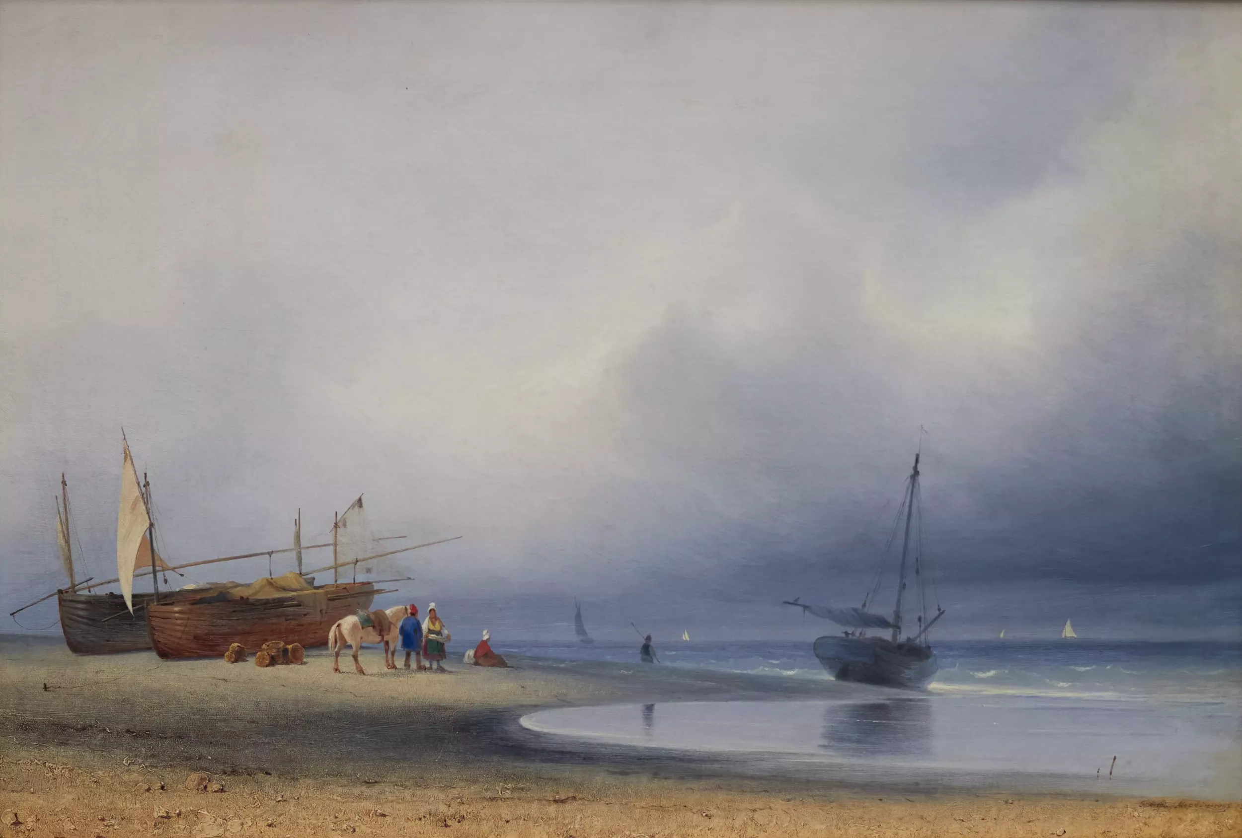МОРСКОЙ ПЕЙЗАЖ. ГРАФ АЛЕКСЕЙ МОРДВИНОВ (1794–1868). 1849 ГОД
