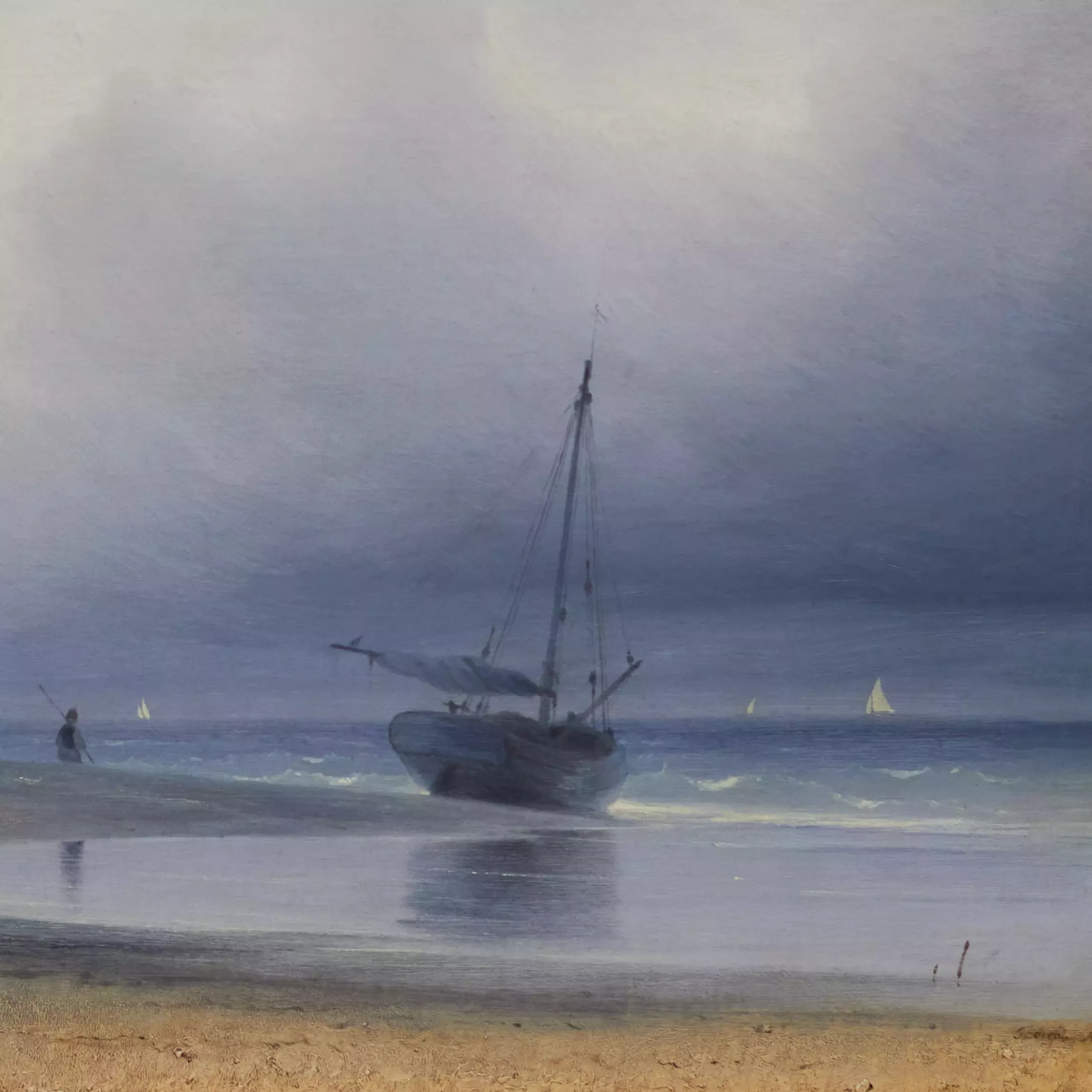 МОРСКОЙ ПЕЙЗАЖ. ГРАФ АЛЕКСЕЙ МОРДВИНОВ (1794–1868). 1849 ГОД