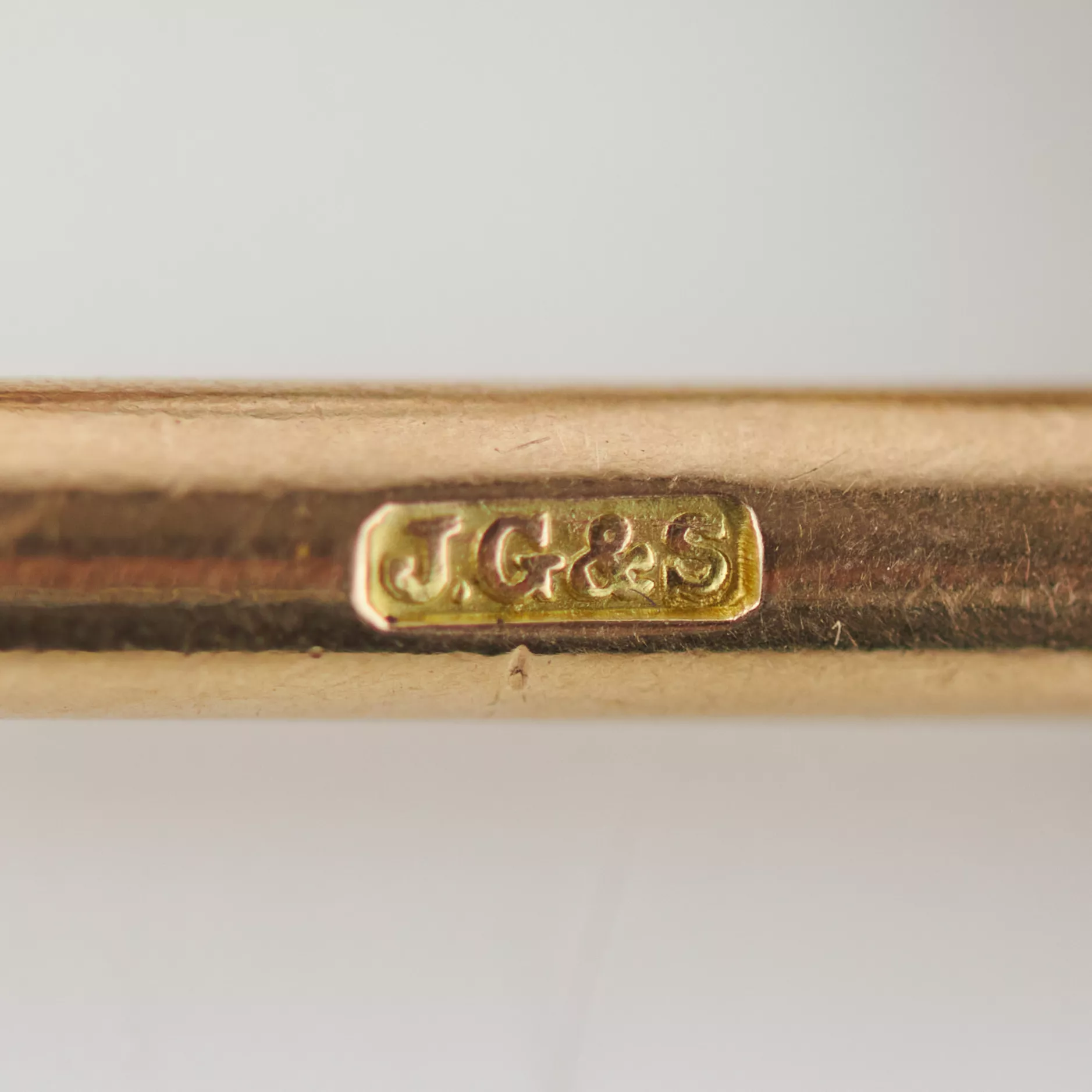 Anglaise, chaîne en or pour montres de poche. John Grinsell et fils. Le tournant des XIXe-XXe siècles. 