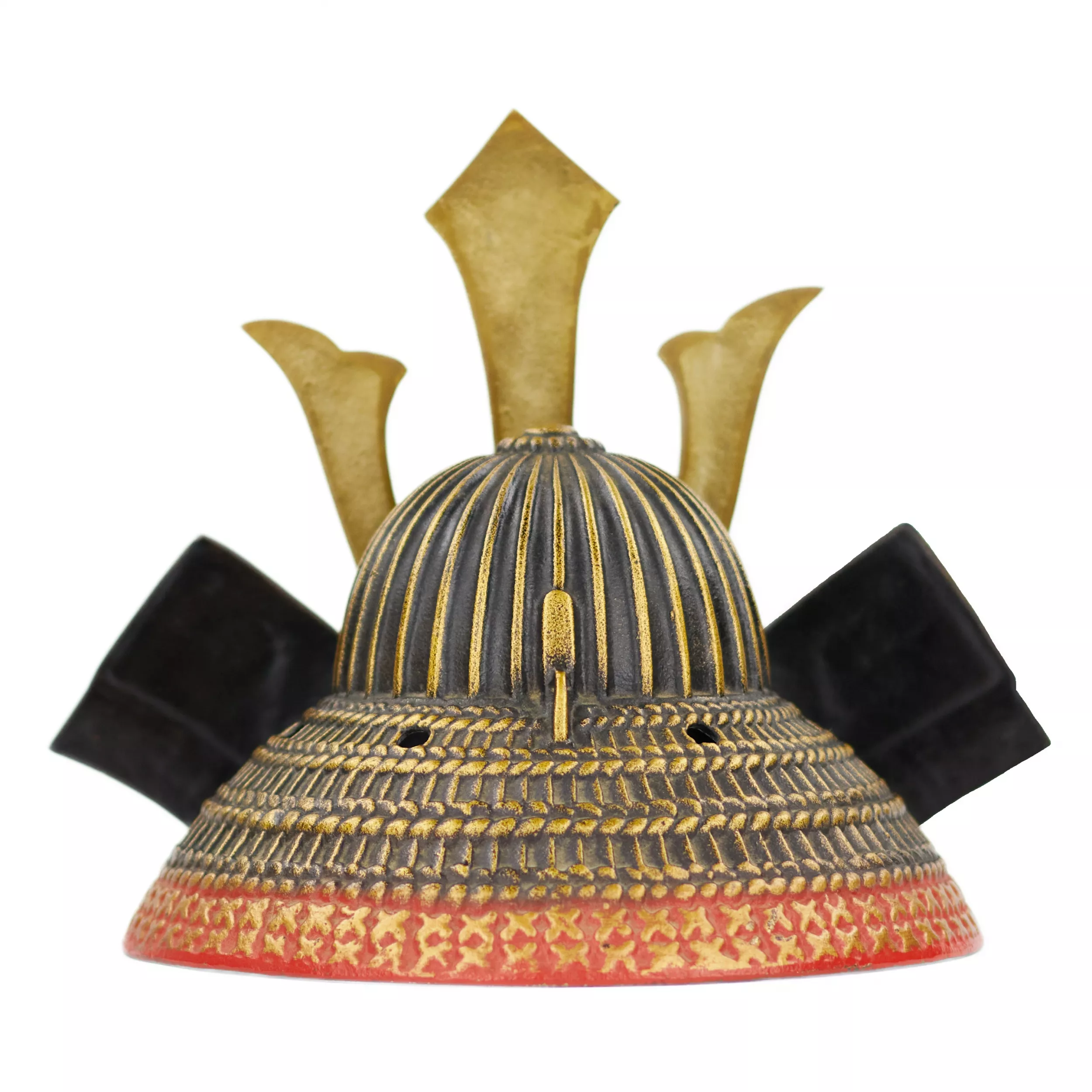 Modèle en bronze - casque de samouraï, Japon, XXème siècle. 