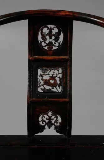 Chaise Huanghuali, dynastie Qing, 19e siècle 