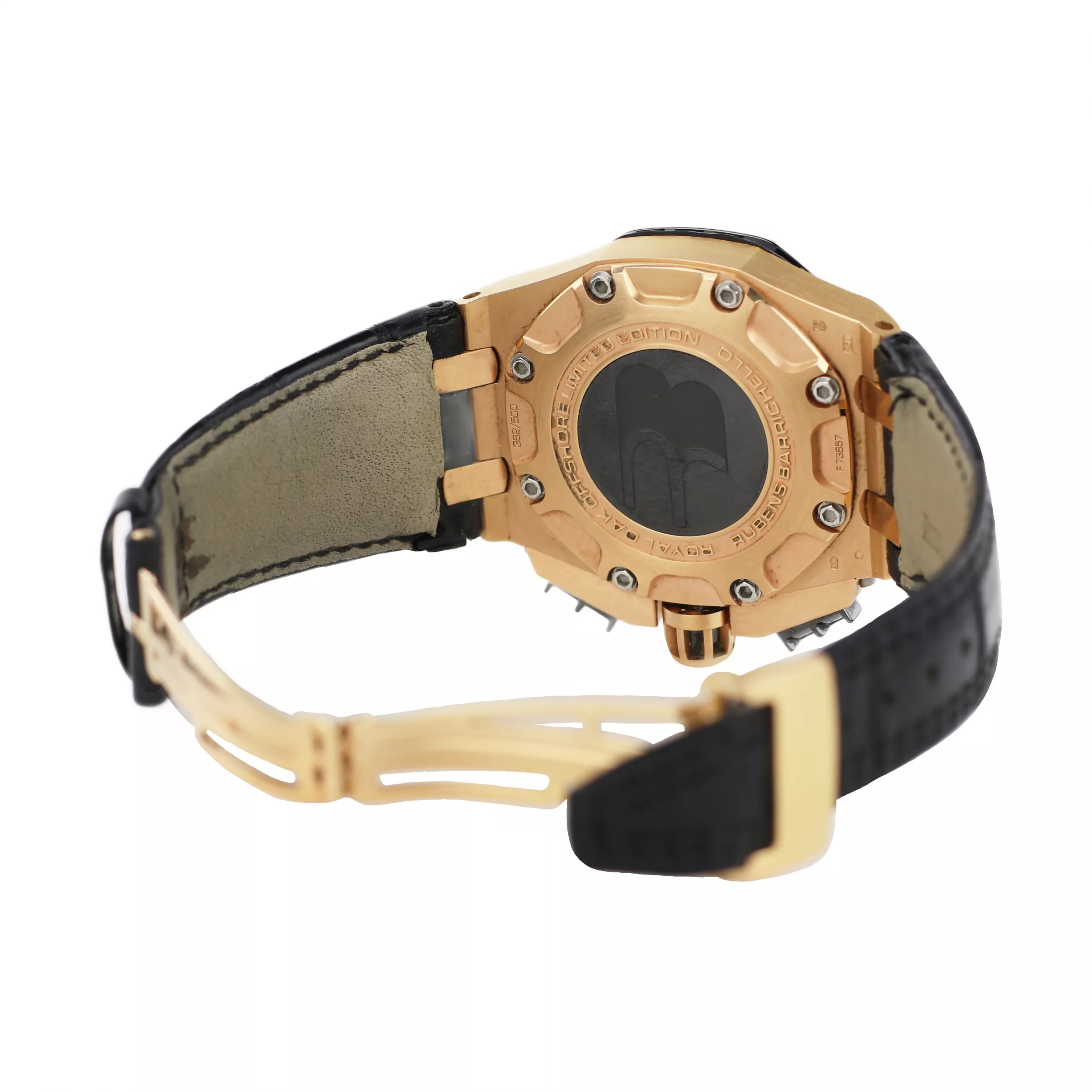 Montre homme en or 18 carats Audemars Piguet Royal Oak Offshore Rubens Barrichello 