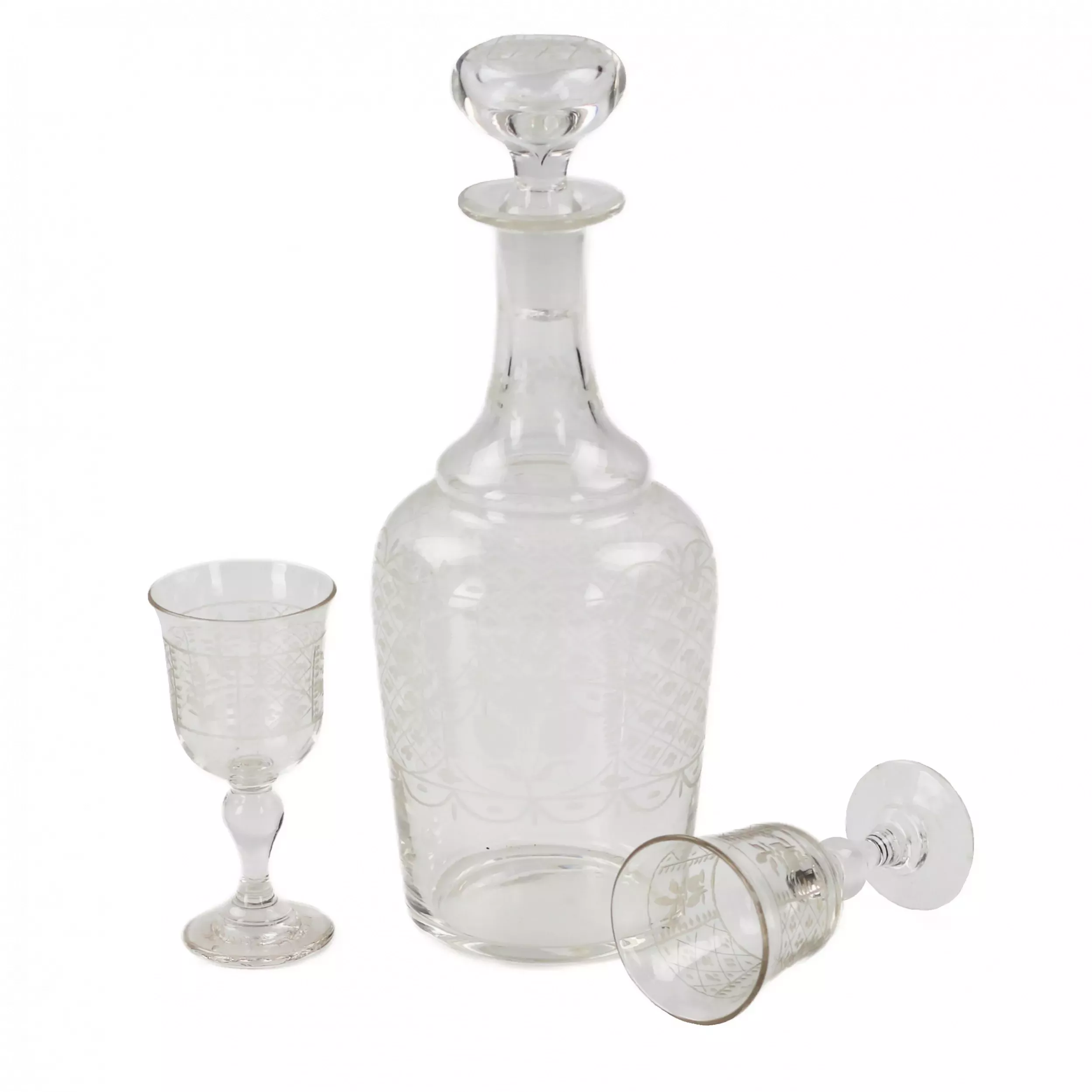 Maison TAHAN. Magnifique bar à alcool en corps en placage de loupe. France. La période de Napoléon III. 