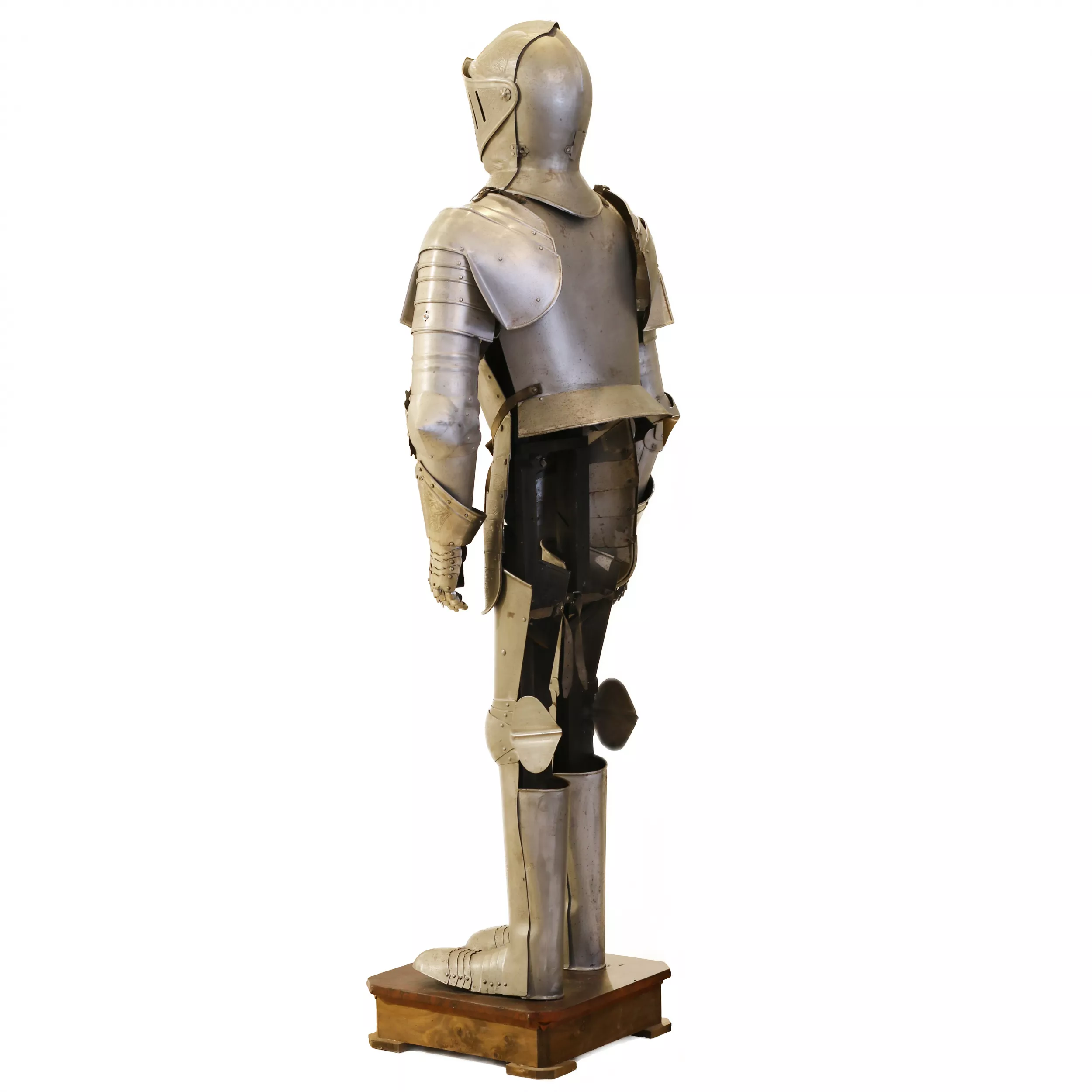 DECORATIVE SUIT OF ARMOUR IN WROUGHT IRON. GERMANY, LATE 19TH, EARLY 20TH CENTURY