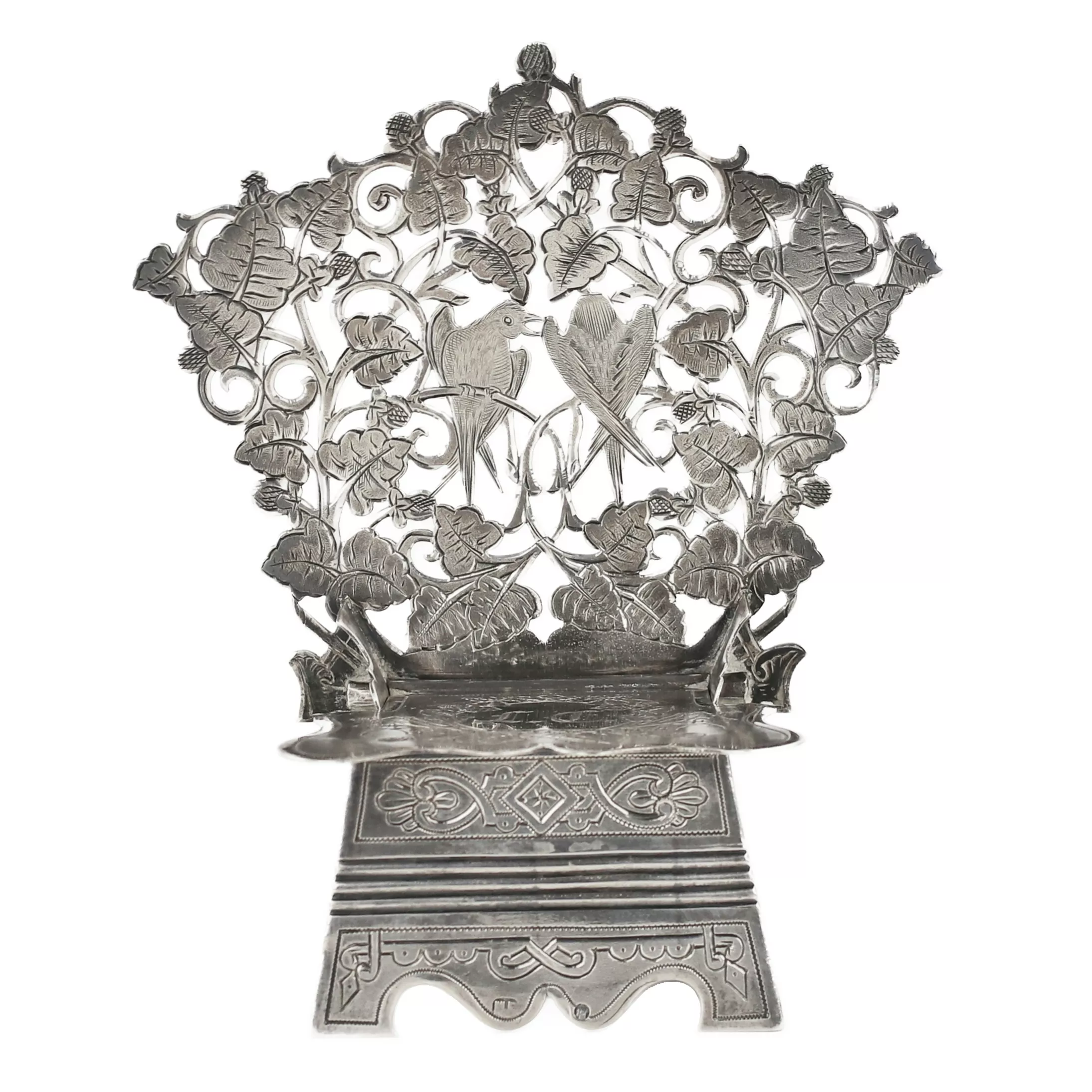 Salière russe en argent. Mikhaïl Goloshchanov Moscou, fin du XIXe siècle. 