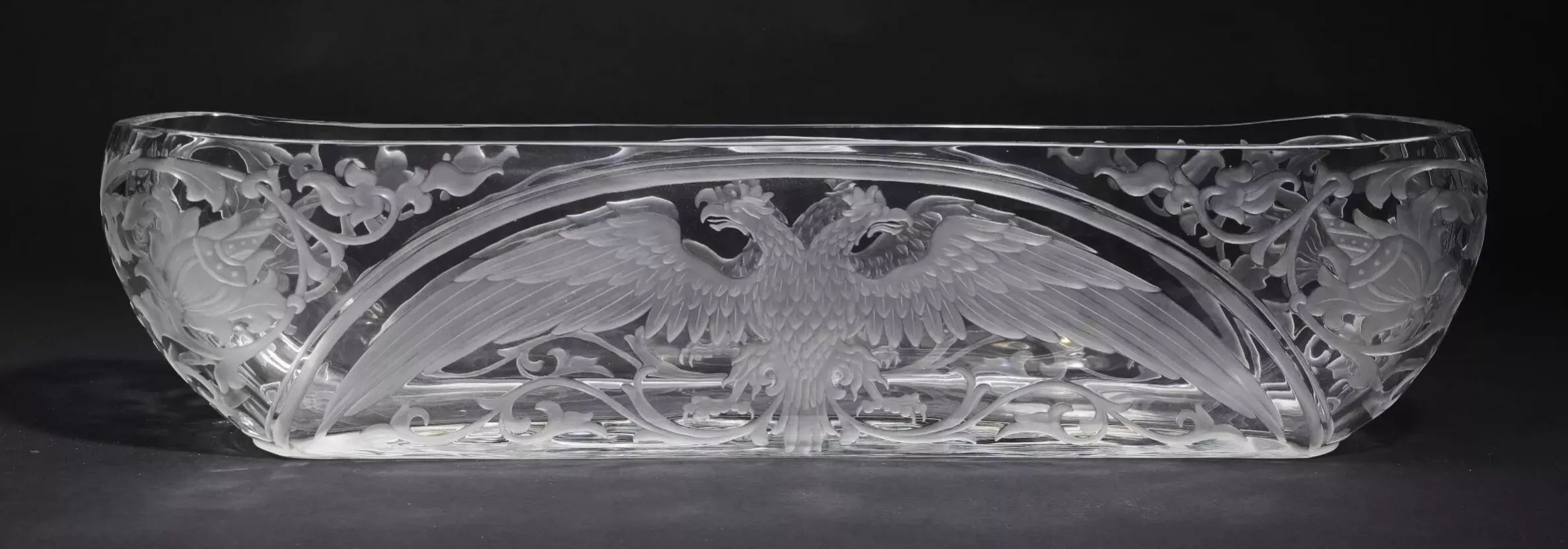 RUSSIAN CRYSTAL JARDINIÈRE OF THE IMPERIAL GLASS FACTORY RUSSIA, SAINT PETERSBURG, 1912