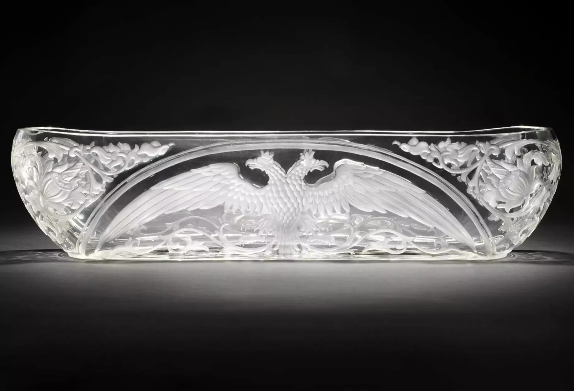RUSSIAN CRYSTAL JARDINIÈRE OF THE IMPERIAL GLASS FACTORY RUSSIA, SAINT PETERSBURG, 1912