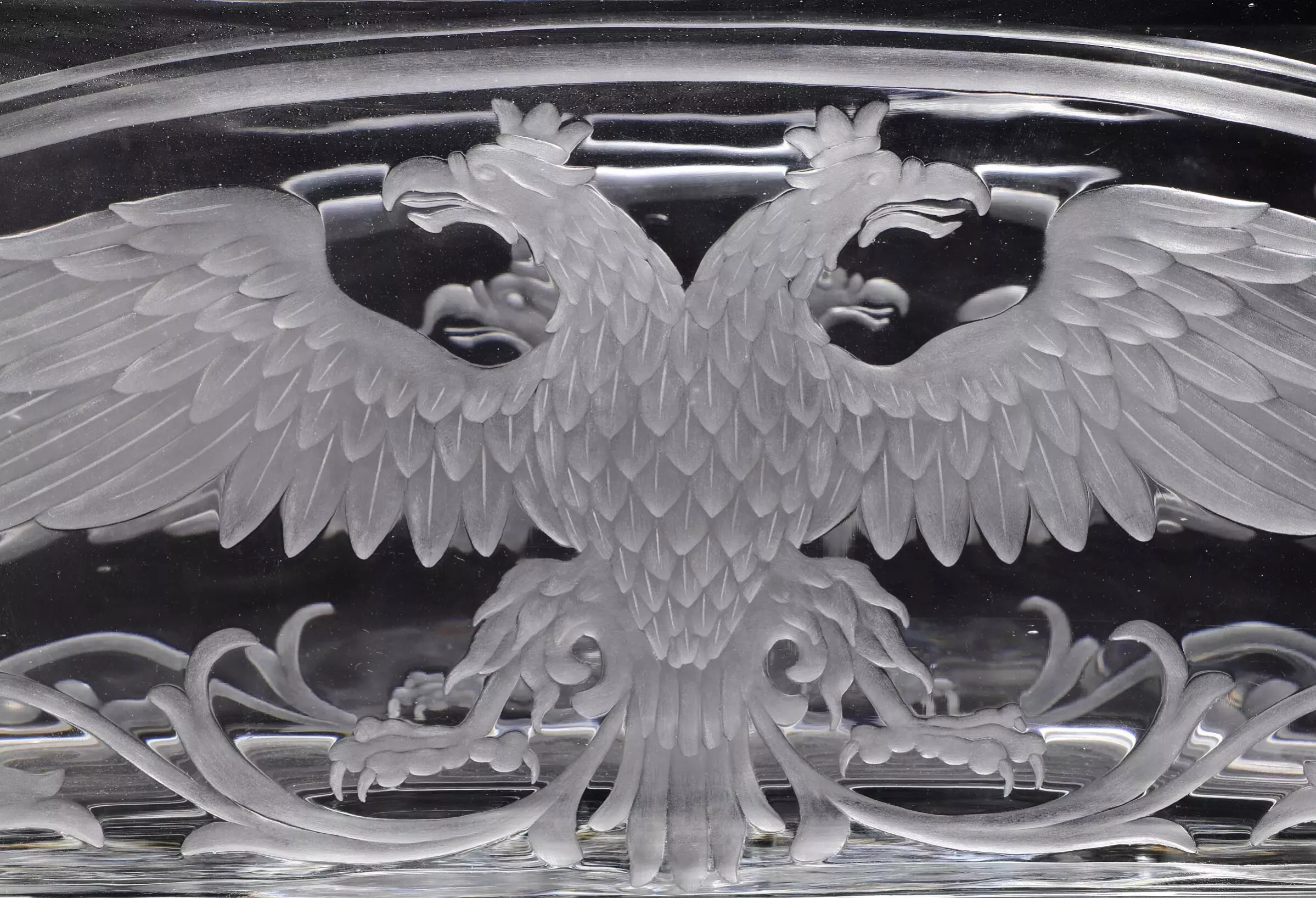 RUSSIAN CRYSTAL JARDINIÈRE OF THE IMPERIAL GLASS FACTORY RUSSIA, SAINT PETERSBURG, 1912